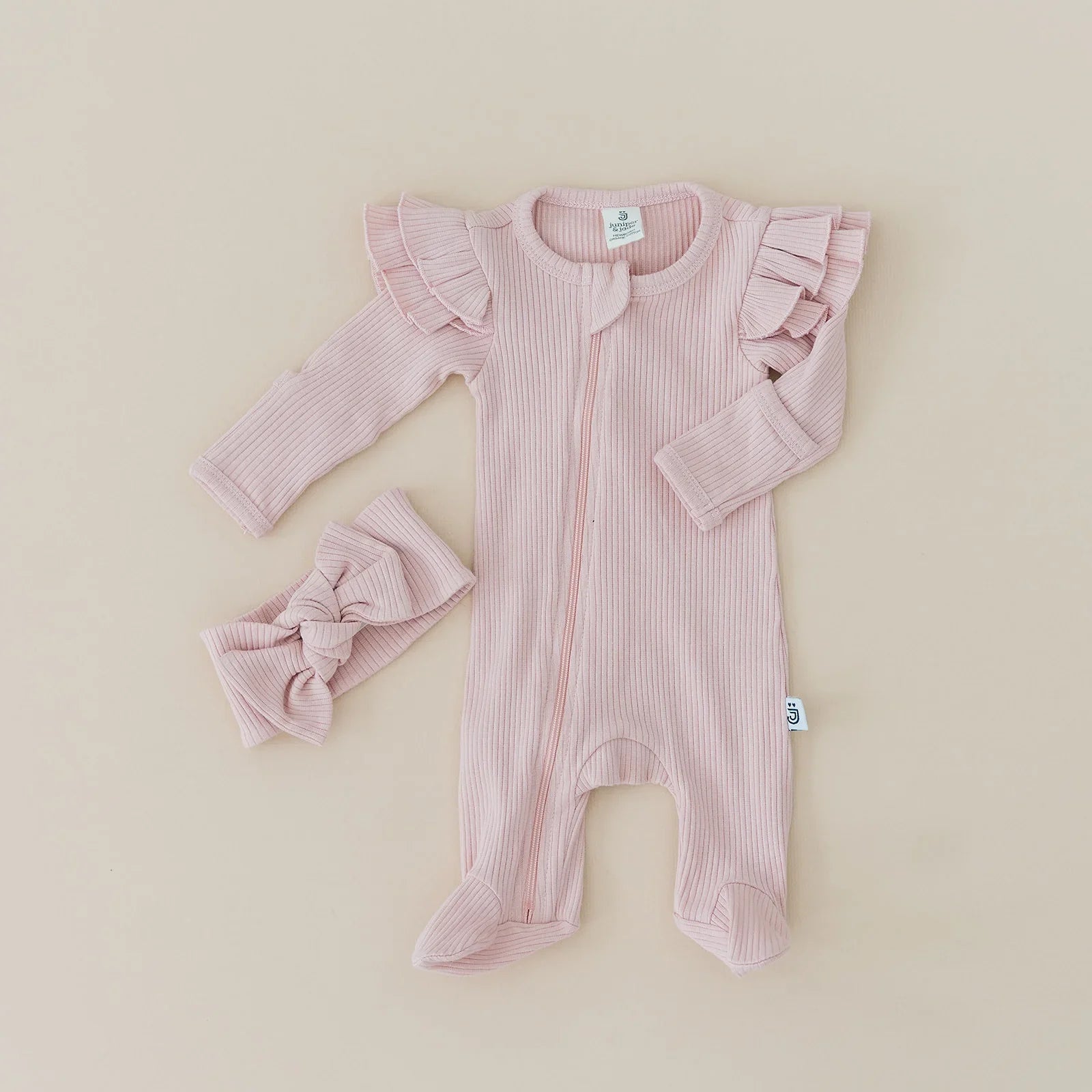 Organic Zip Footie Sets