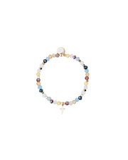 Gold Cross Charm Sunlit Bracelet