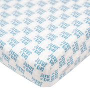 Jesus Is King Blue Bedsheet Bamboo