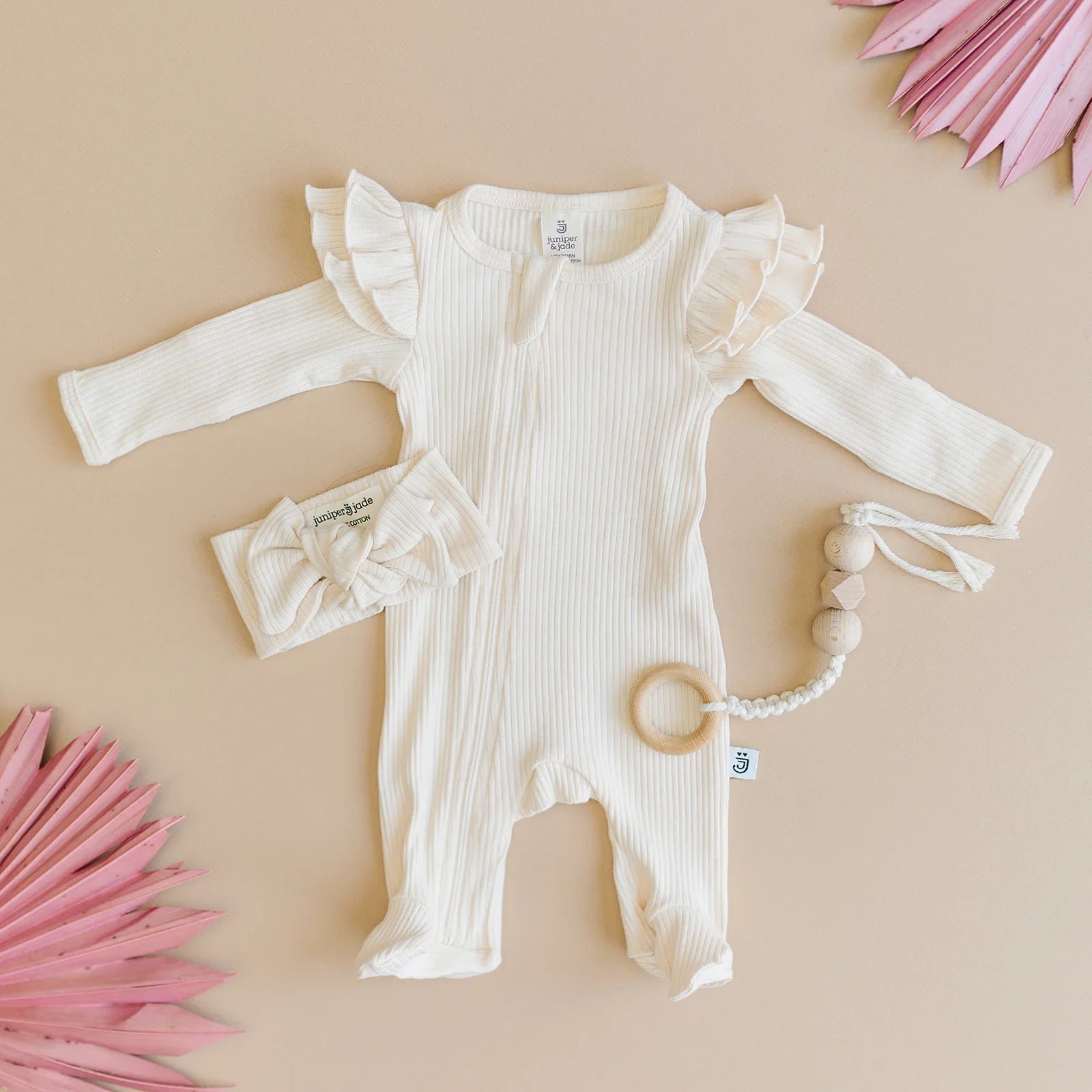 Organic Zip Footie Sets