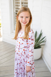Valentine's Flag | Long Sleeve Twirl Dress