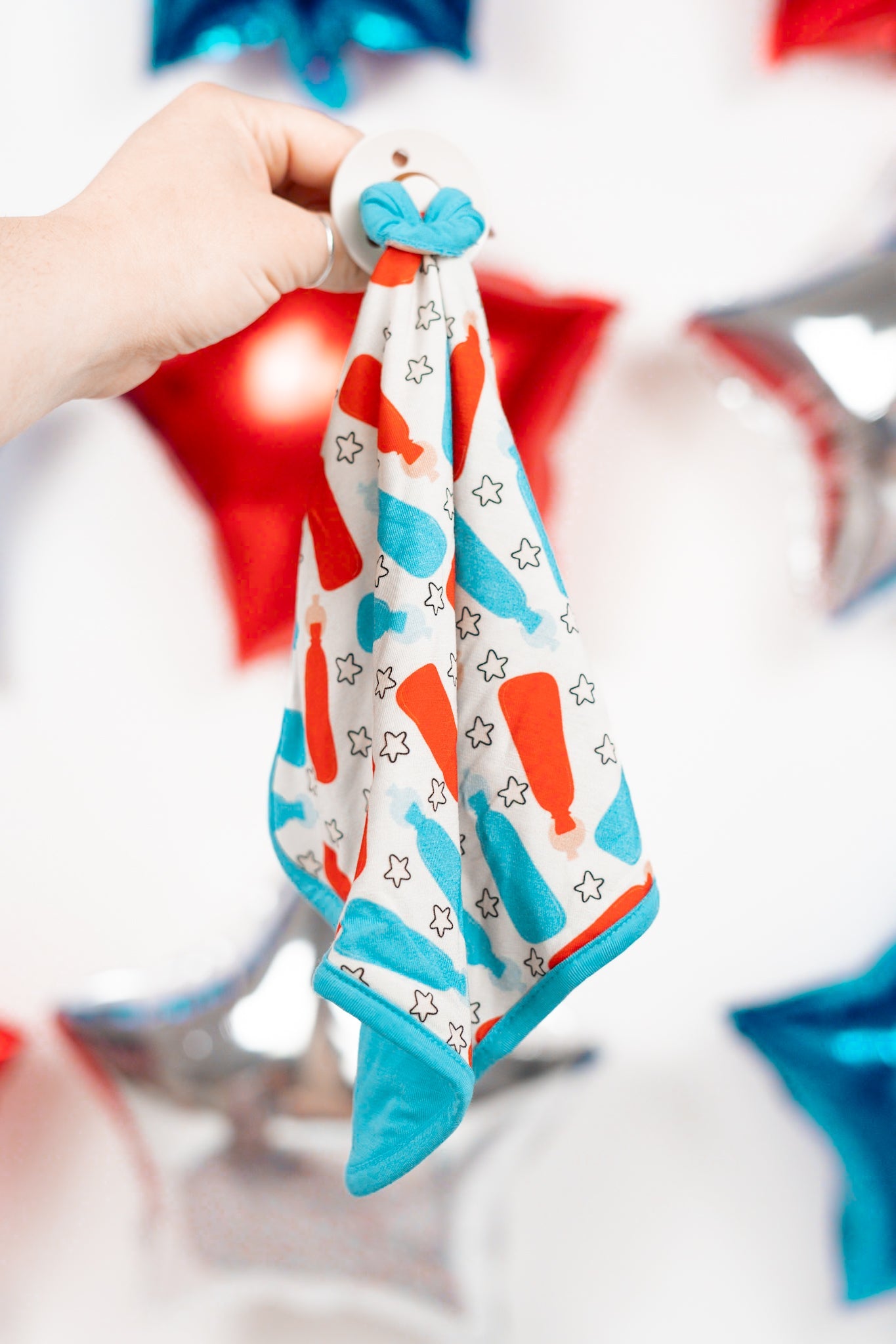 Bursting Red White & Blue Dream Lovey