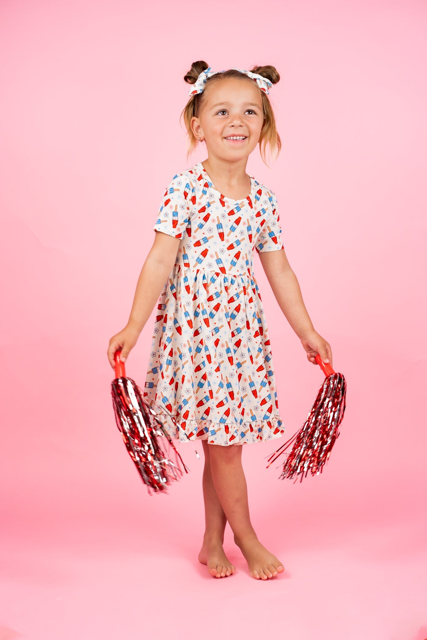 Little Miss Firecracker Dream Ruffle Dress