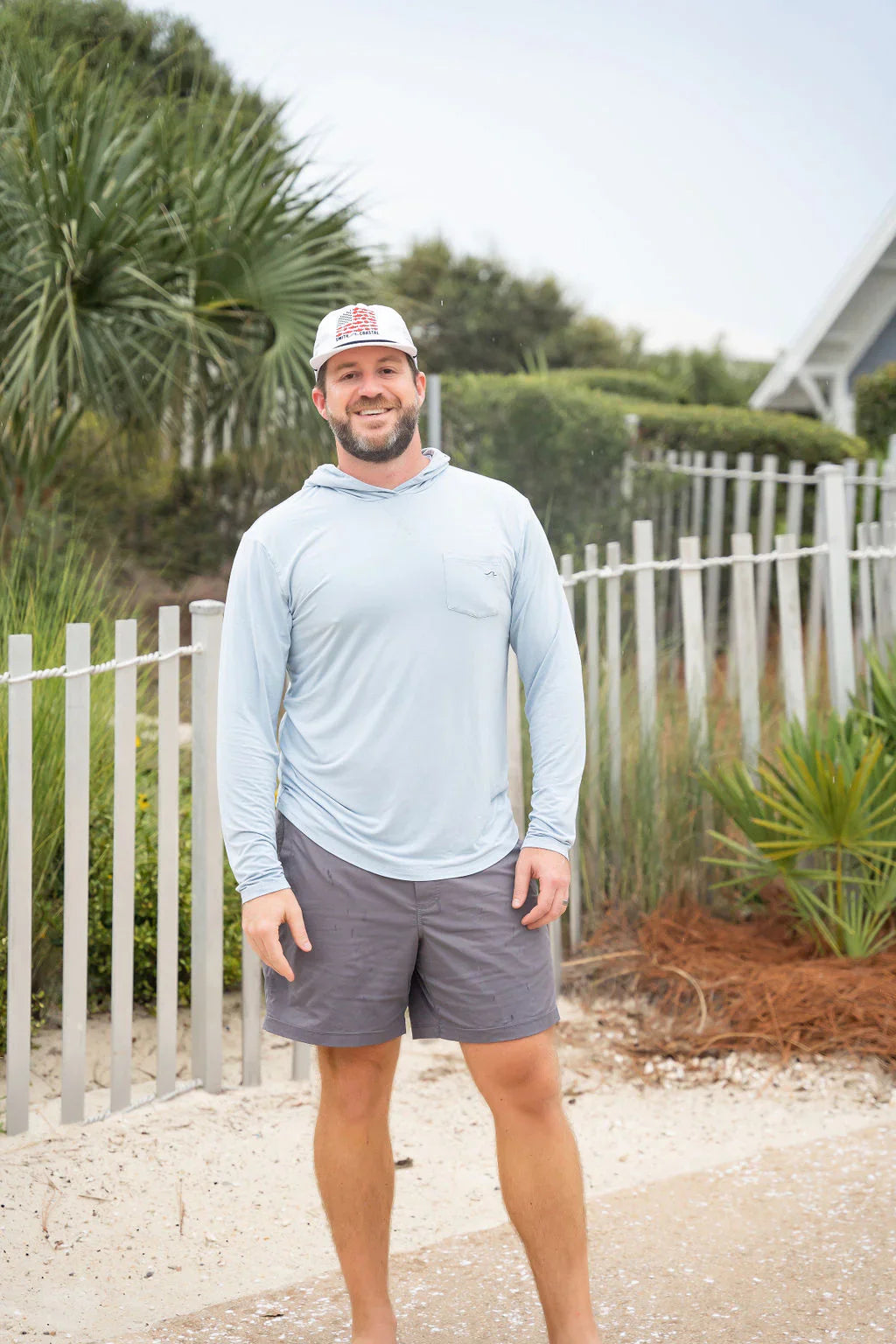 Men's Breezy Bamboo Hoodie Sky