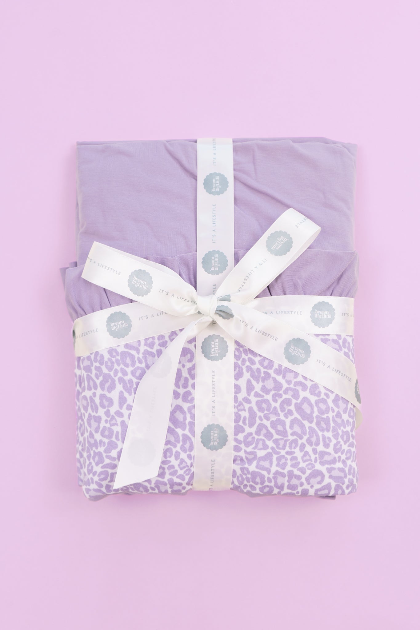 Lavender Leopard Dream Ruffle Blanket