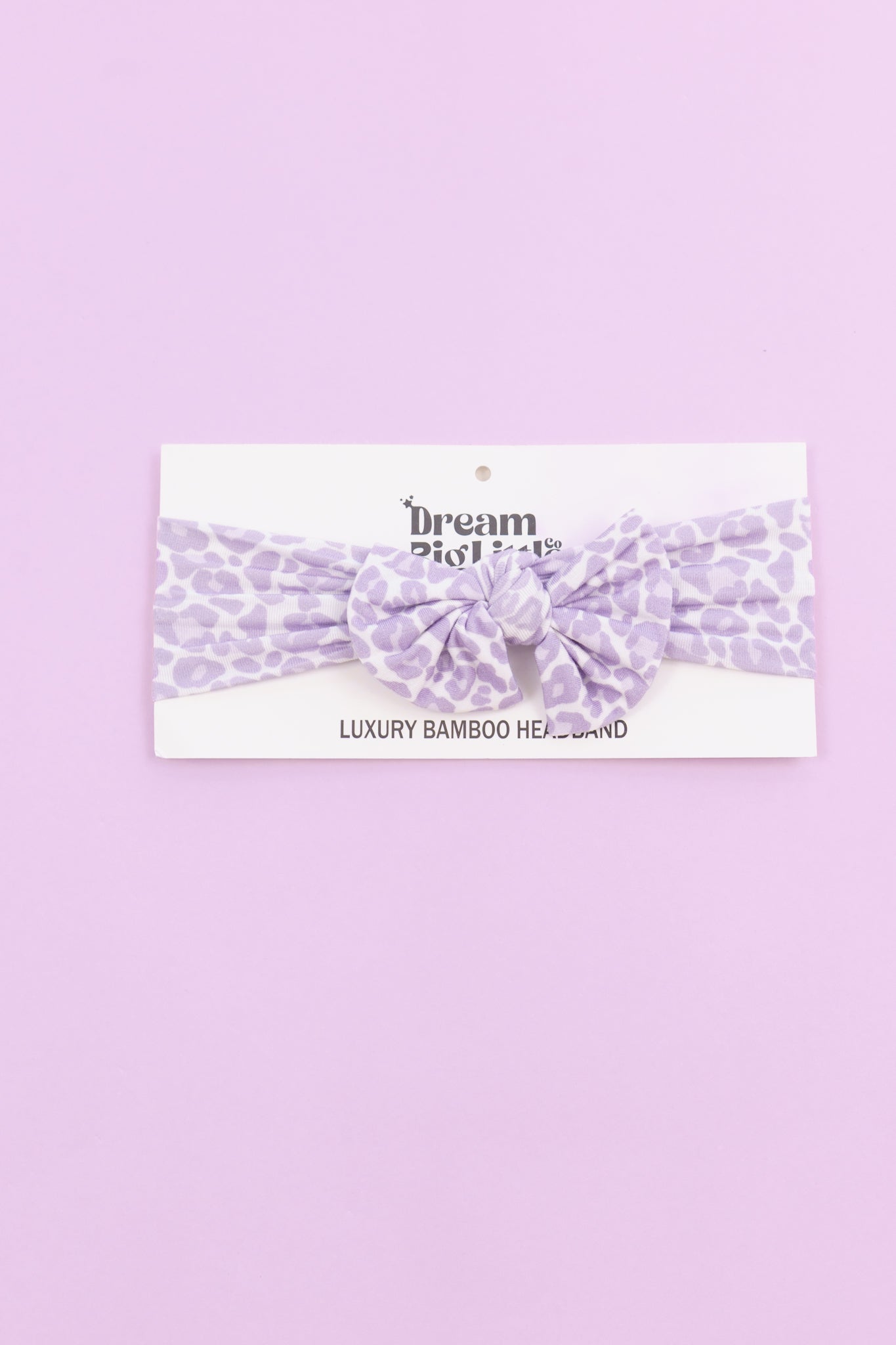 Lavender Leopard Dream Bow