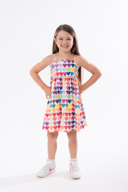 Tweenstyle By Stoopher - Colorful Hearts Dress