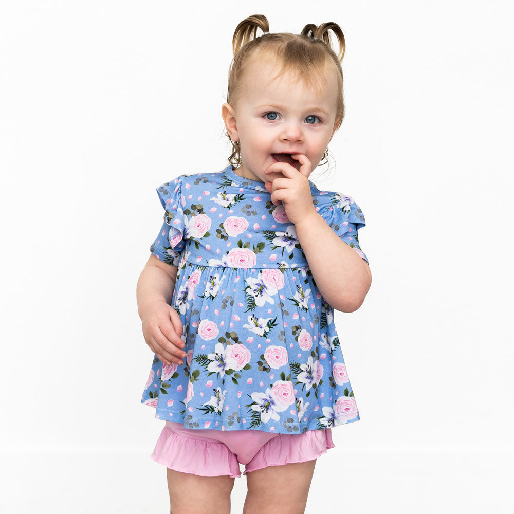 Lillian Floral Bamboo Peplum