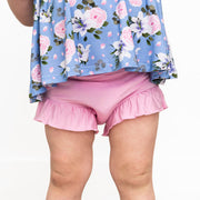 Lillian Pink Bamboo Ruffle Bummies