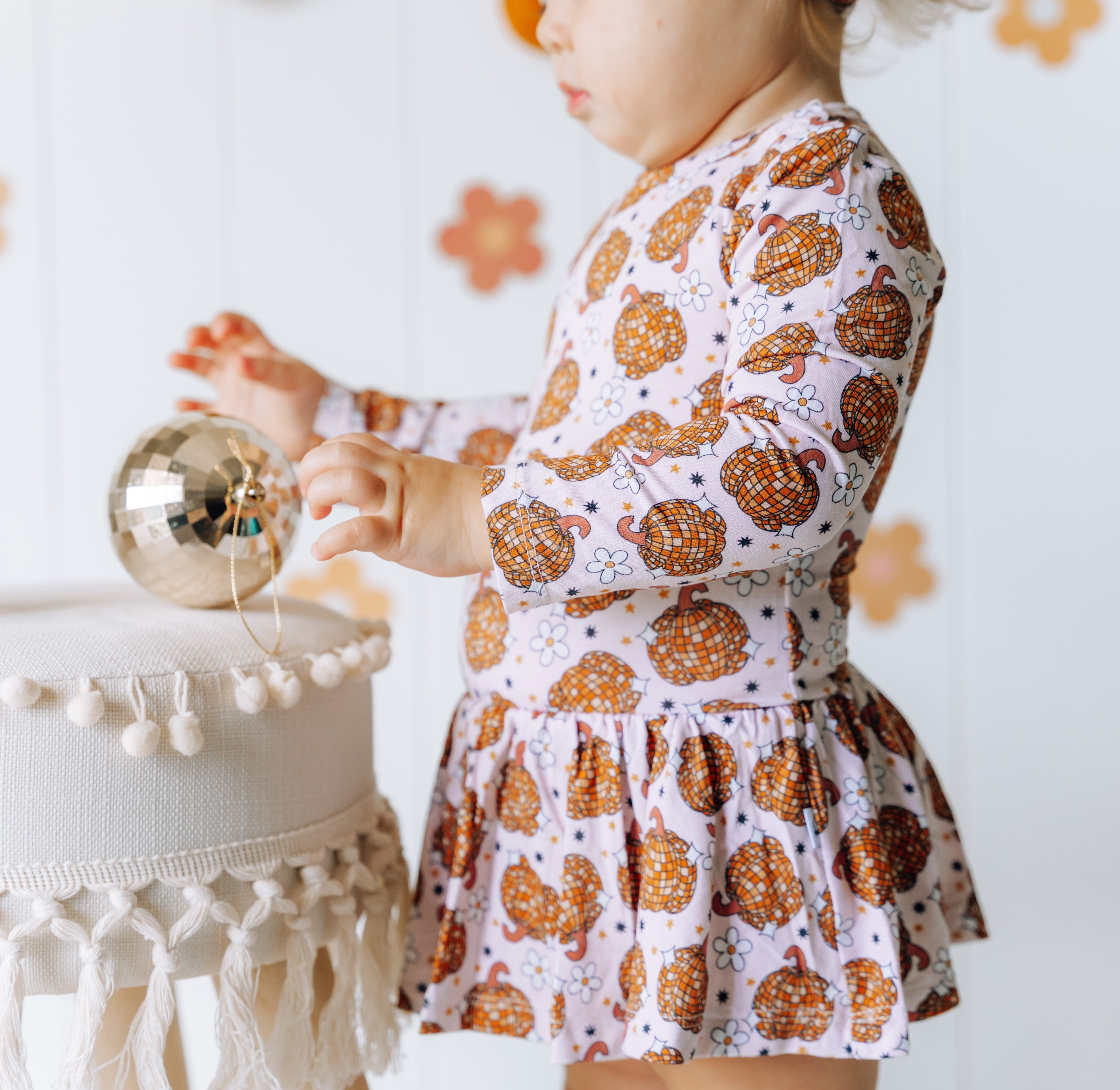 Disco Pumpkin Dream Bodysuit Dress