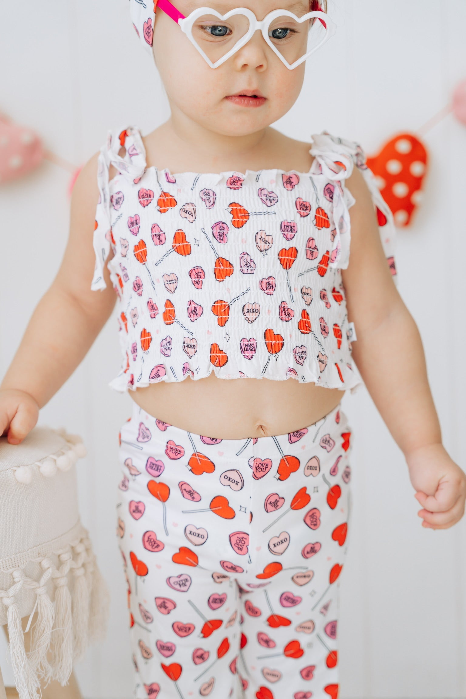Exclusive Be Mine Dream Smocked Flare Set