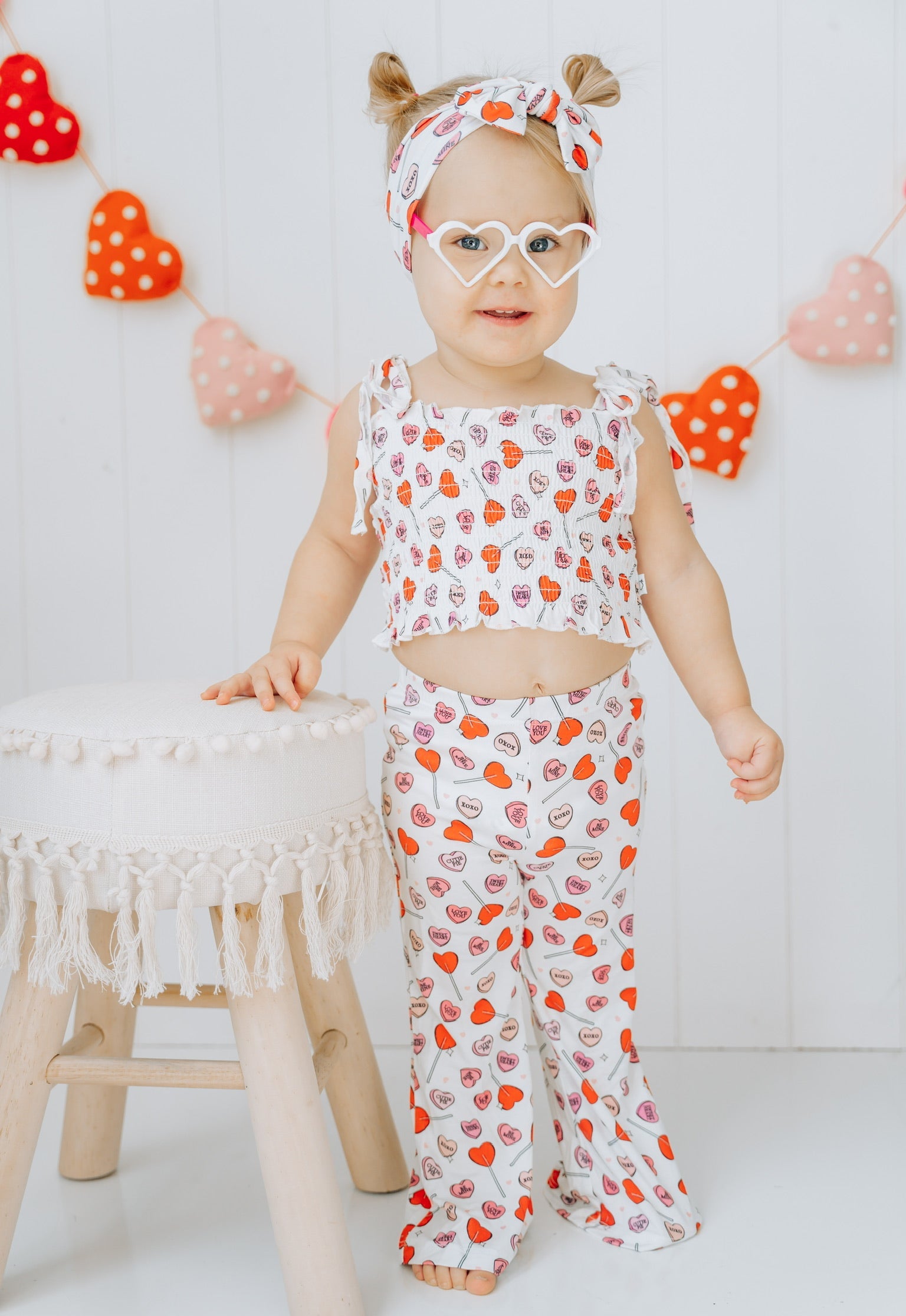 Exclusive Be Mine Dream Smocked Flare Set