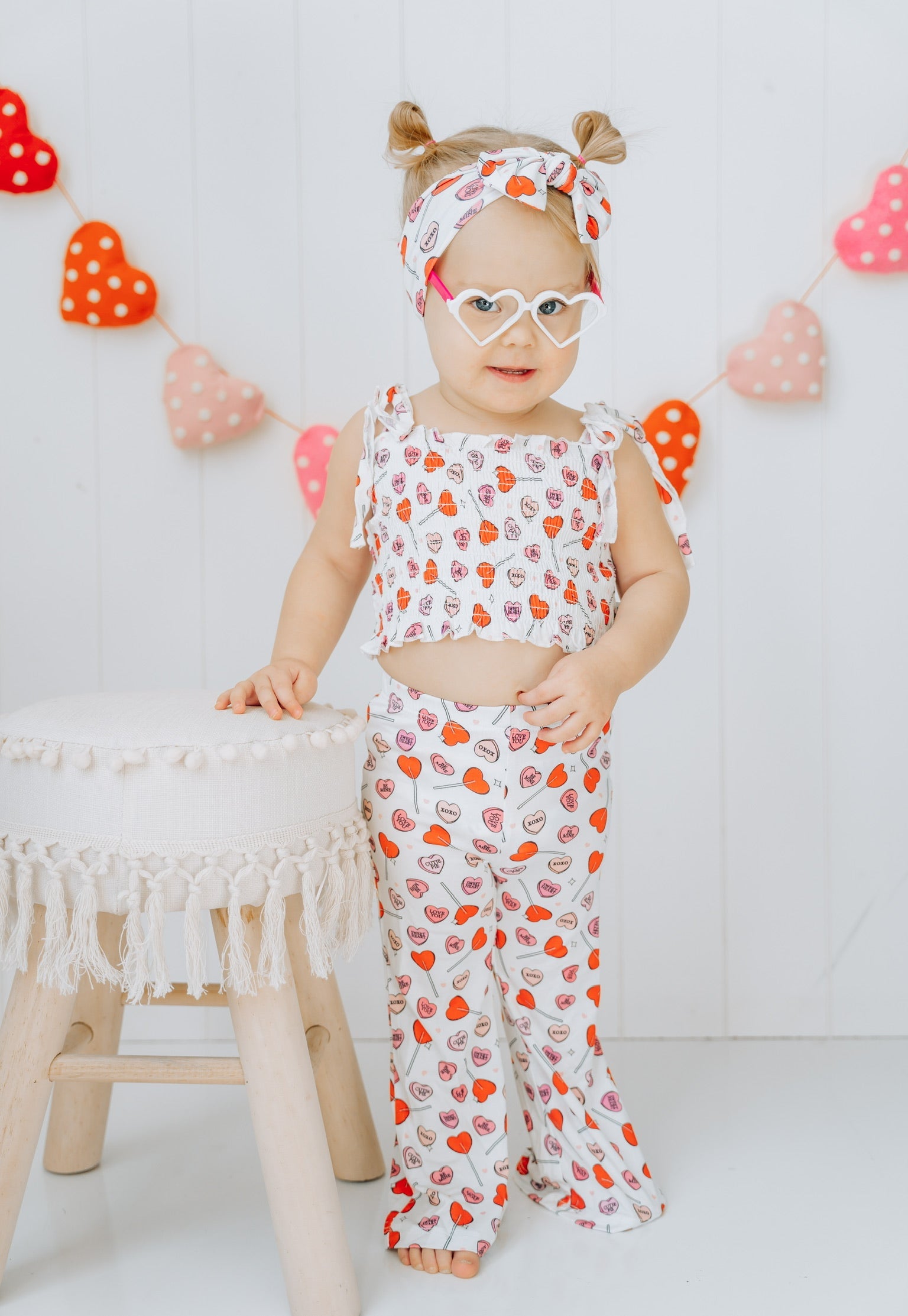 Exclusive Be Mine Dream Smocked Flare Set