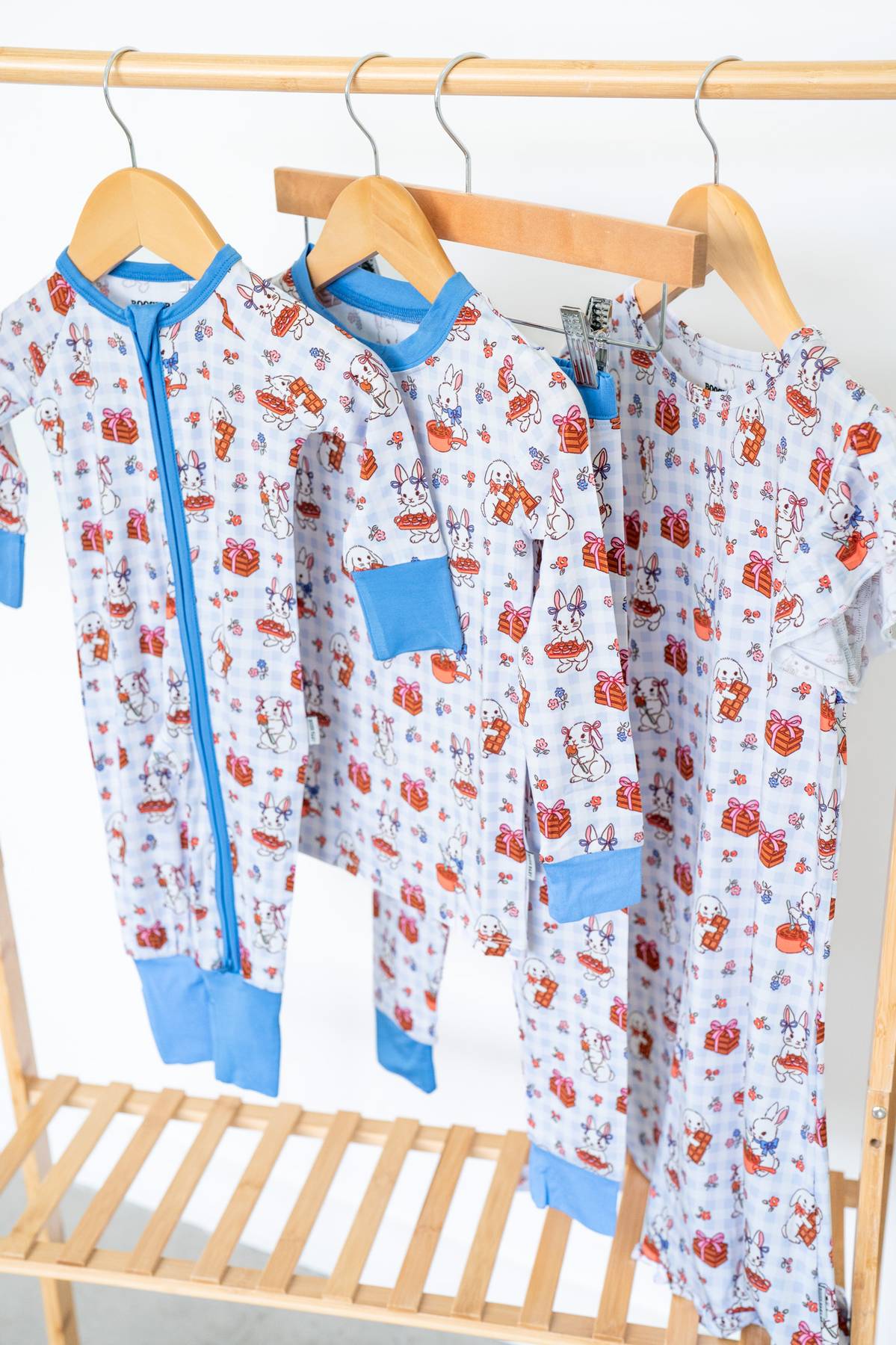 Chocolate Easter Bunnies | Two Piece Set