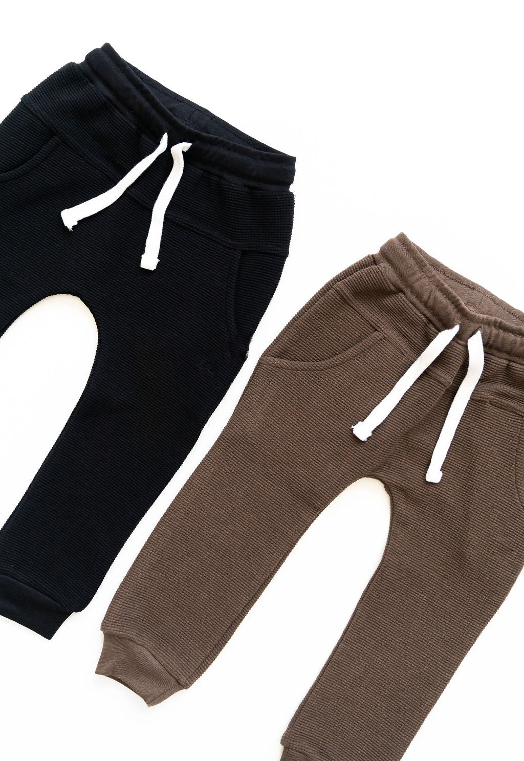 Cocoa Waffle Knit Joggers