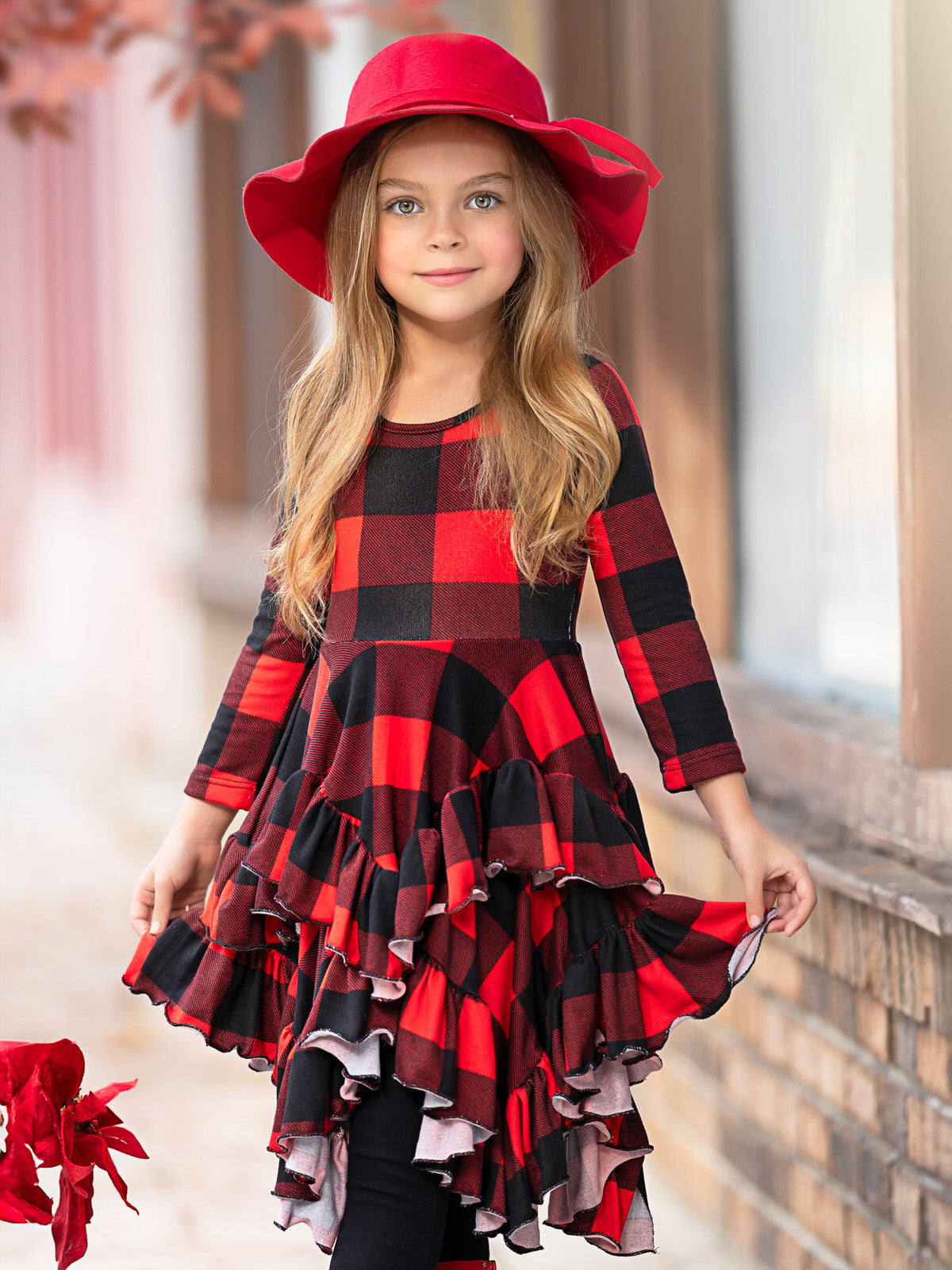 Style Queen Buffalo Plaid Tunic