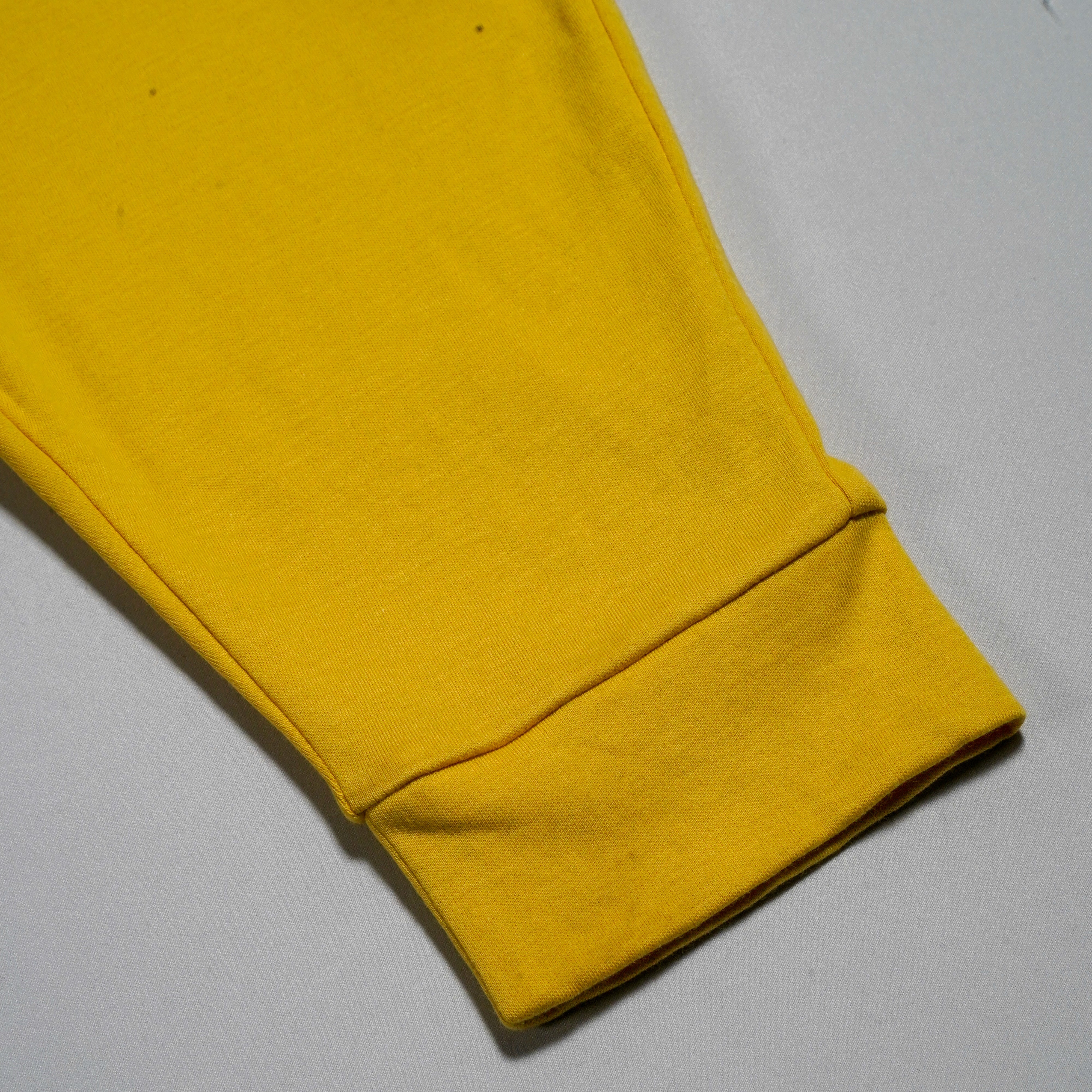 Cotton Jogger Pants In Misted Yellow