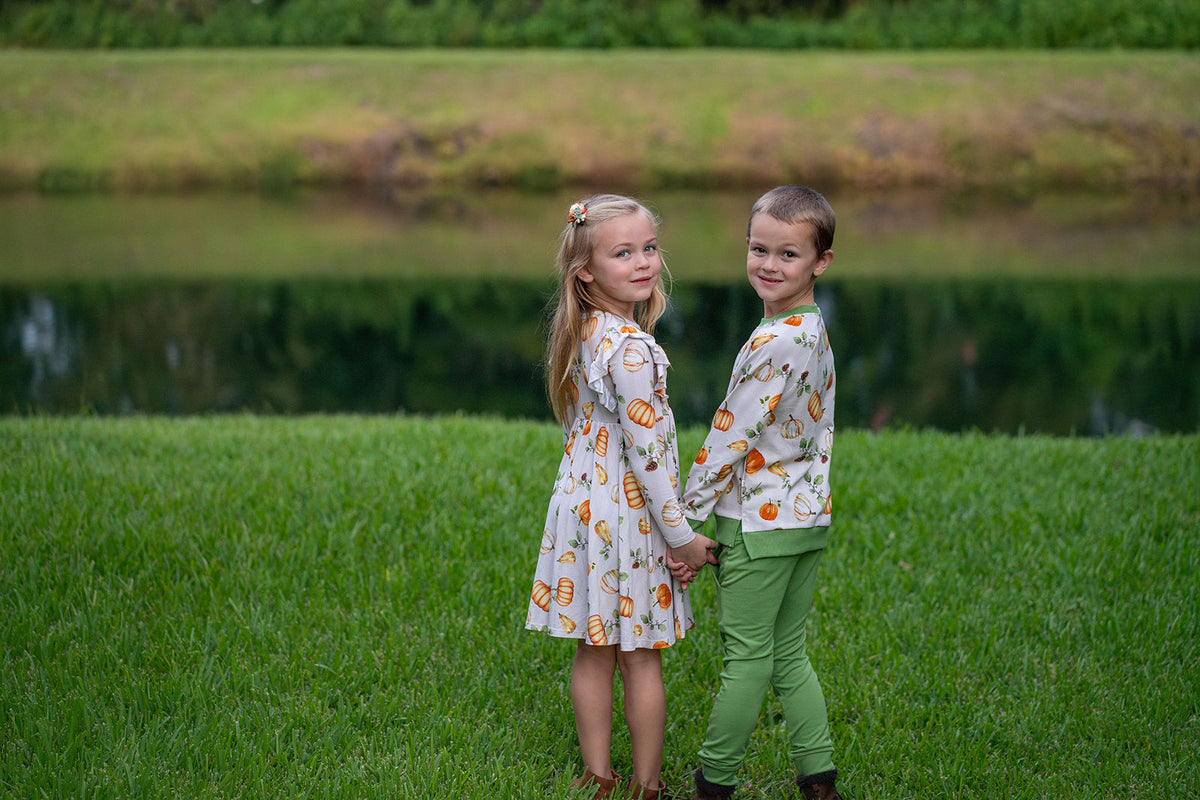 Pick Of The Patch Long Sleeve Ruffle Twirl