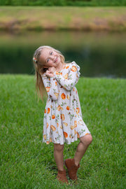 Pick Of The Patch Long Sleeve Ruffle Twirl