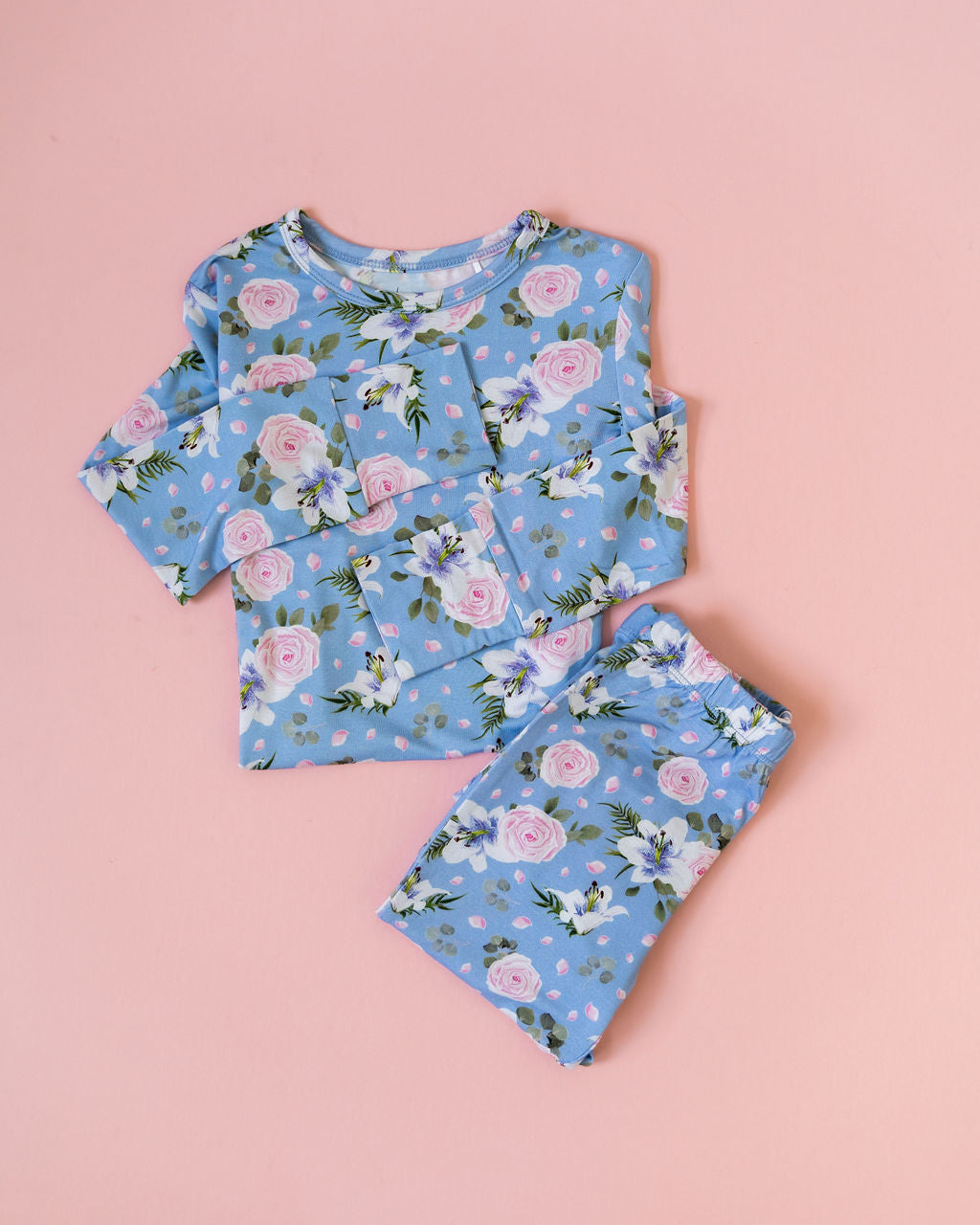 Lillian Floral Bamboo 2-piece Long Sleeve Set