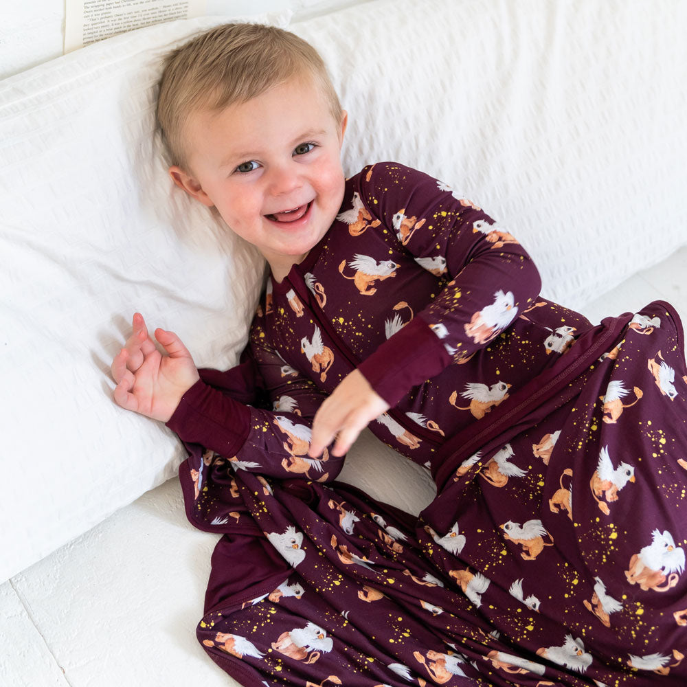 Griffin Bamboo Convertible Footie (2t-4t)