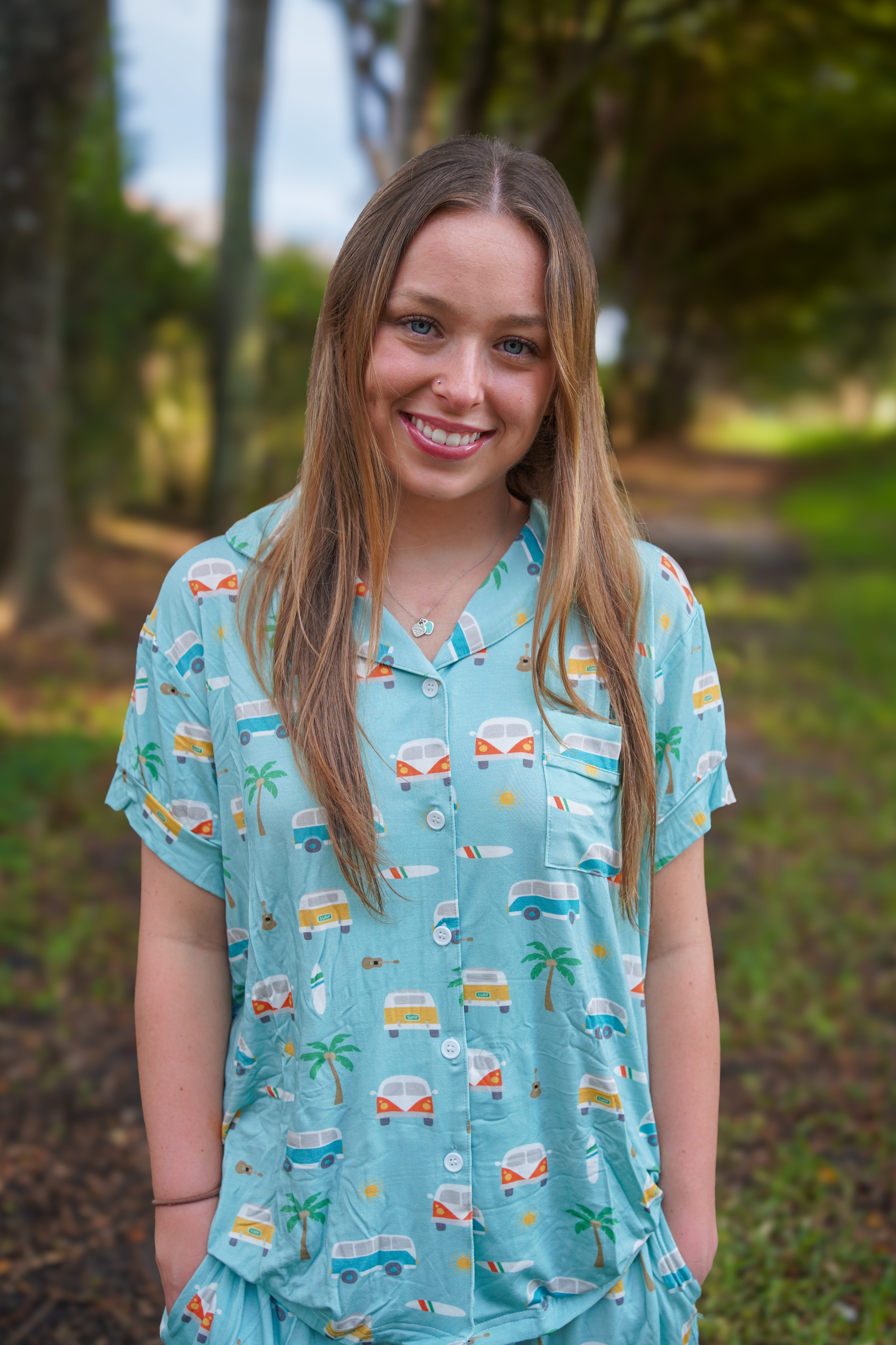 Coastal Cruising (women's Short Sleeve Pj)