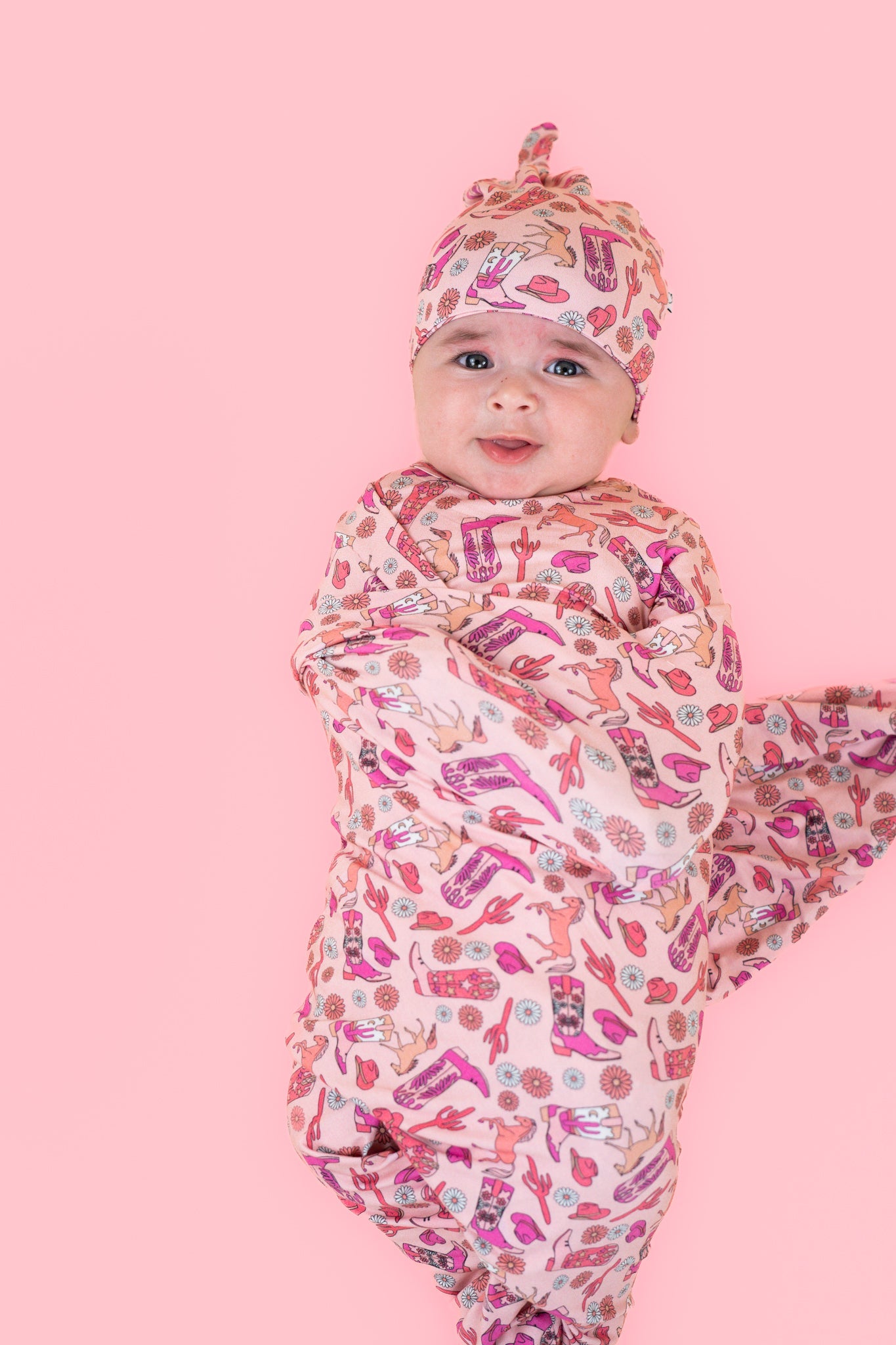 Stay Wild Cowgirl Dream Swaddle & Beanie