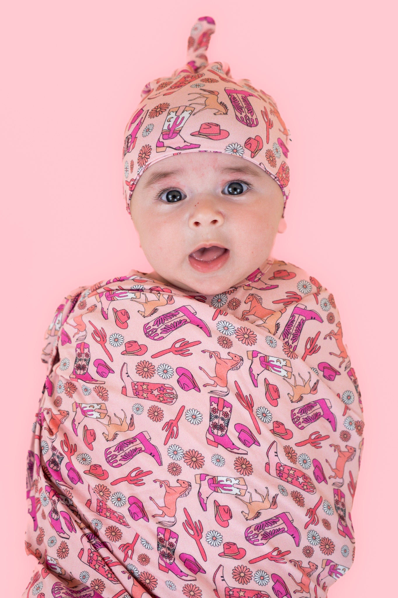 Stay Wild Cowgirl Dream Swaddle & Beanie