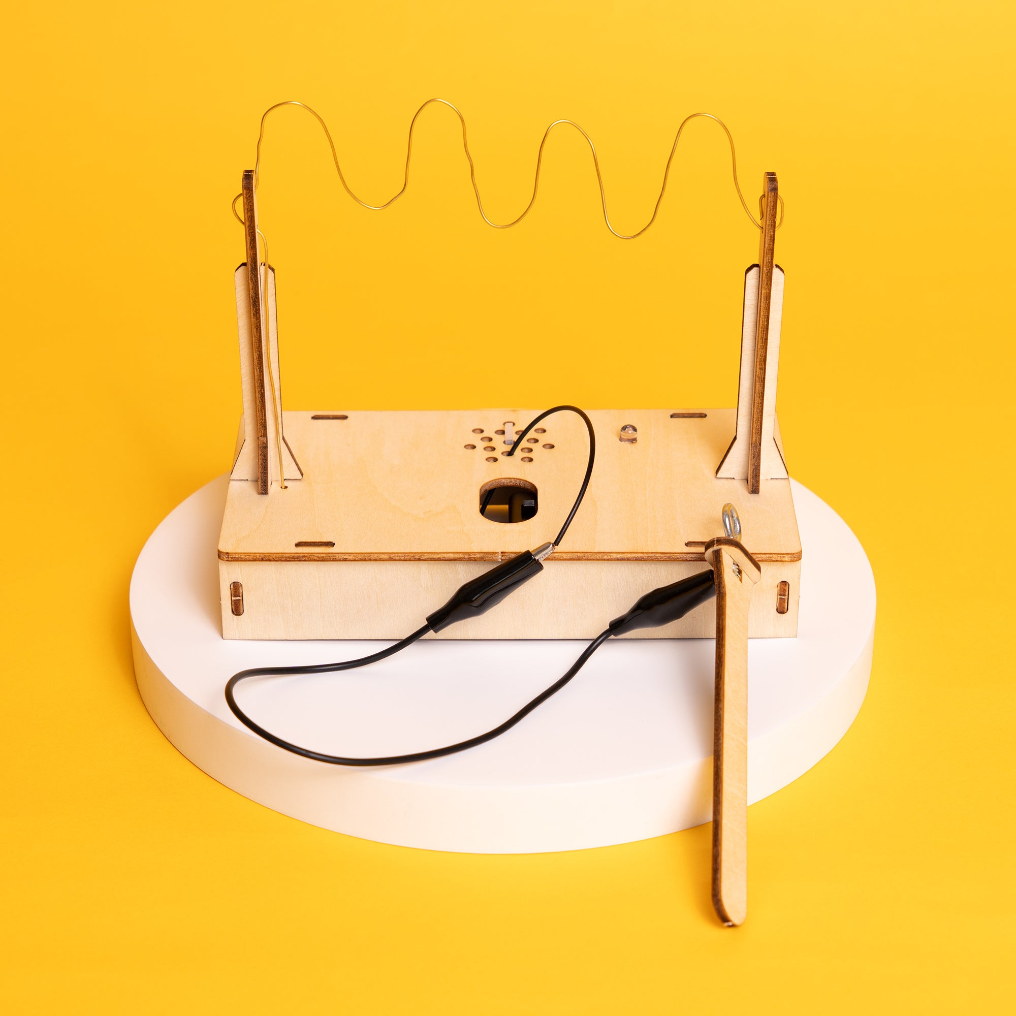 Diy Electronic Buzz Wire Game Stem Kit