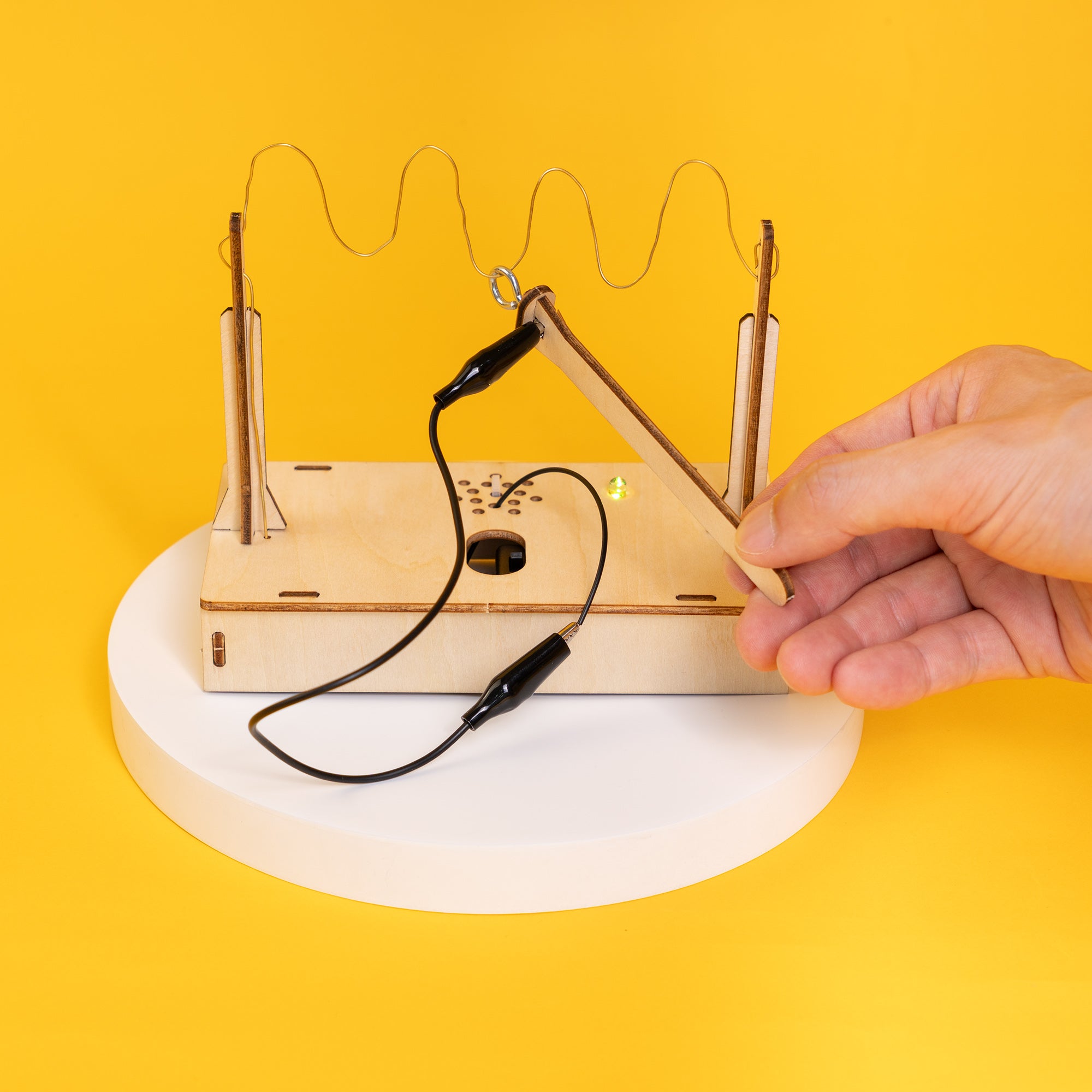 Diy Electronic Buzz Wire Game Stem Kit