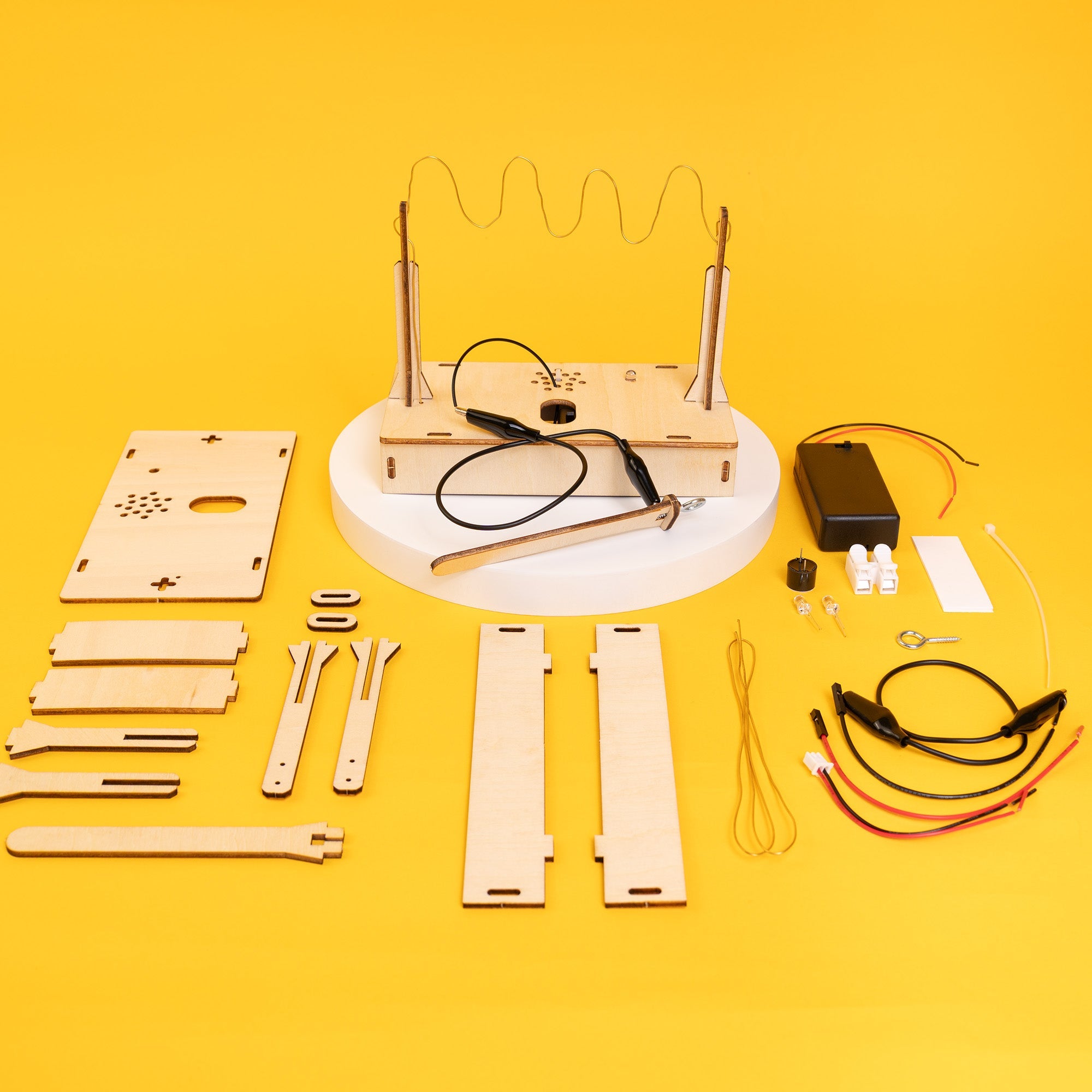 Diy Electronic Buzz Wire Game Stem Kit