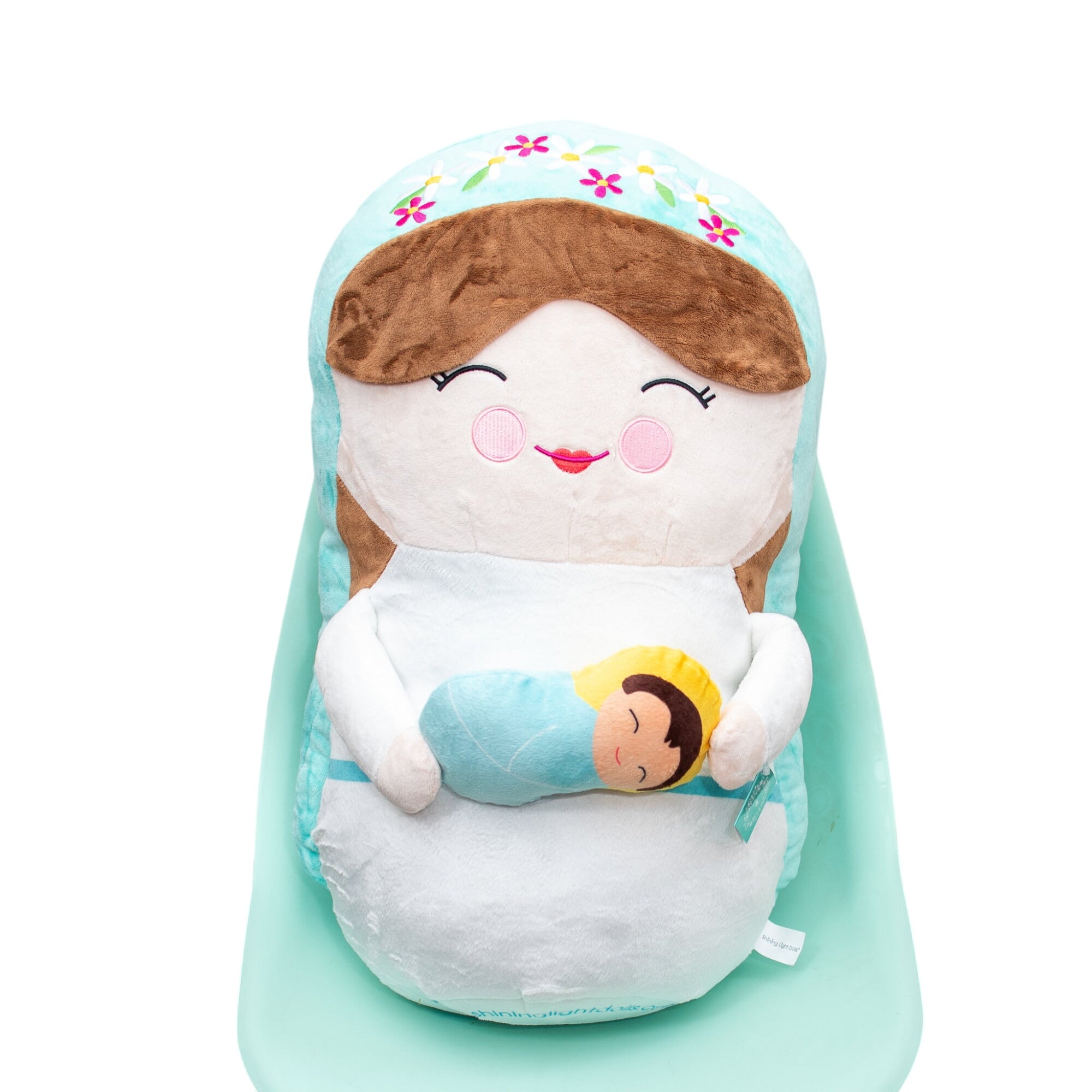 Jumbo Mother Mary Plush Doll