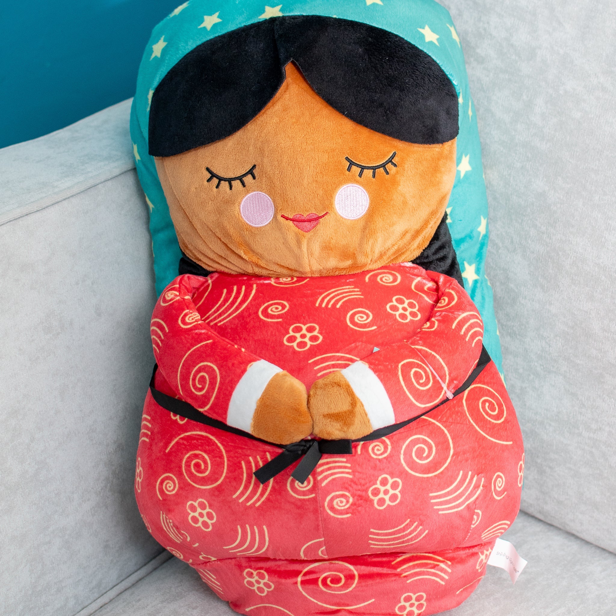 Jumbo Our Lady Of Guadalupe Plush Doll