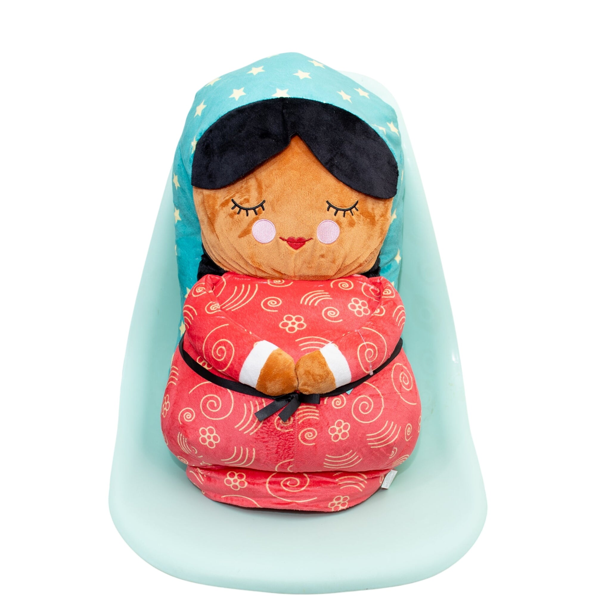 Jumbo Our Lady Of Guadalupe Plush Doll