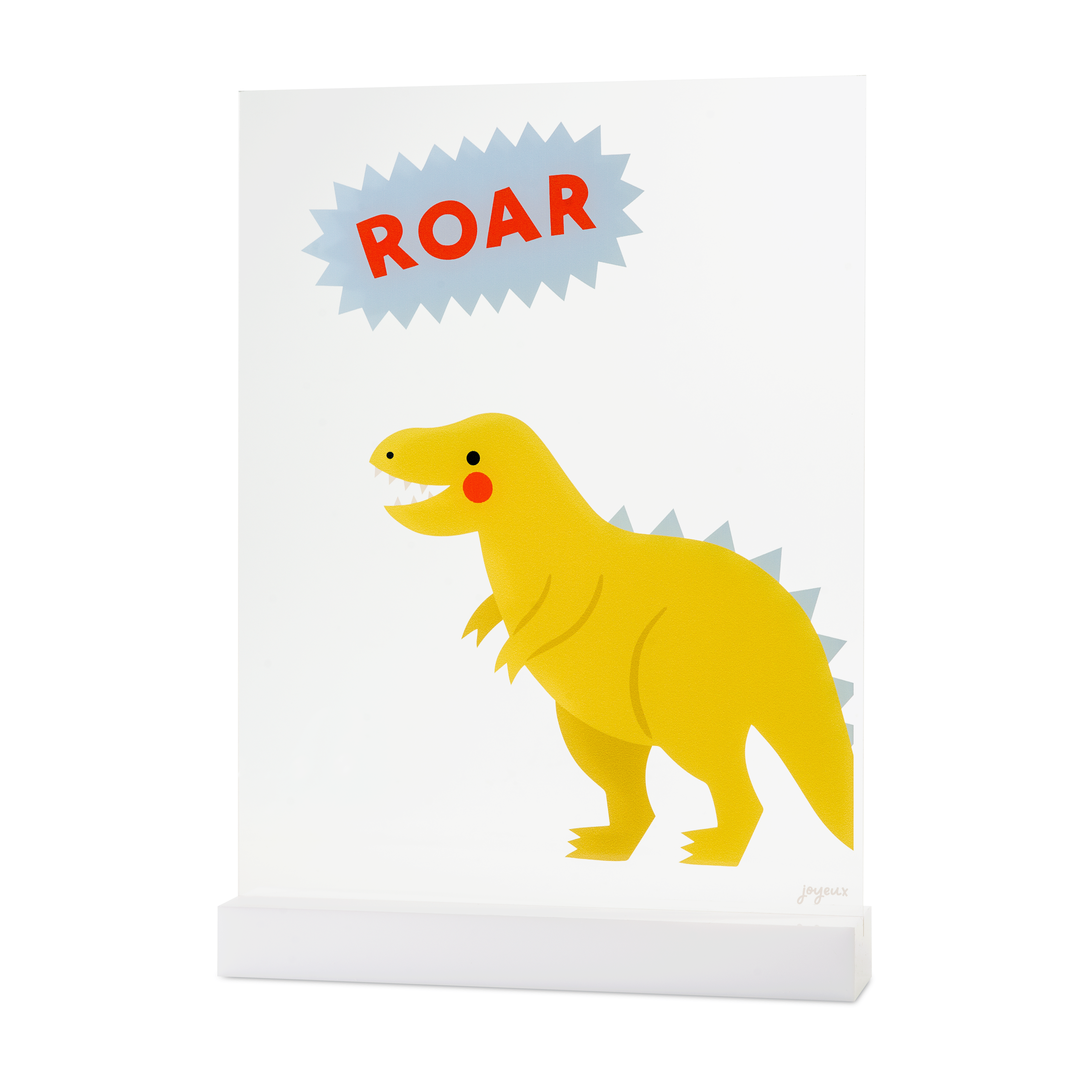 Roar Dino-mite Acrylic Table Top Sign