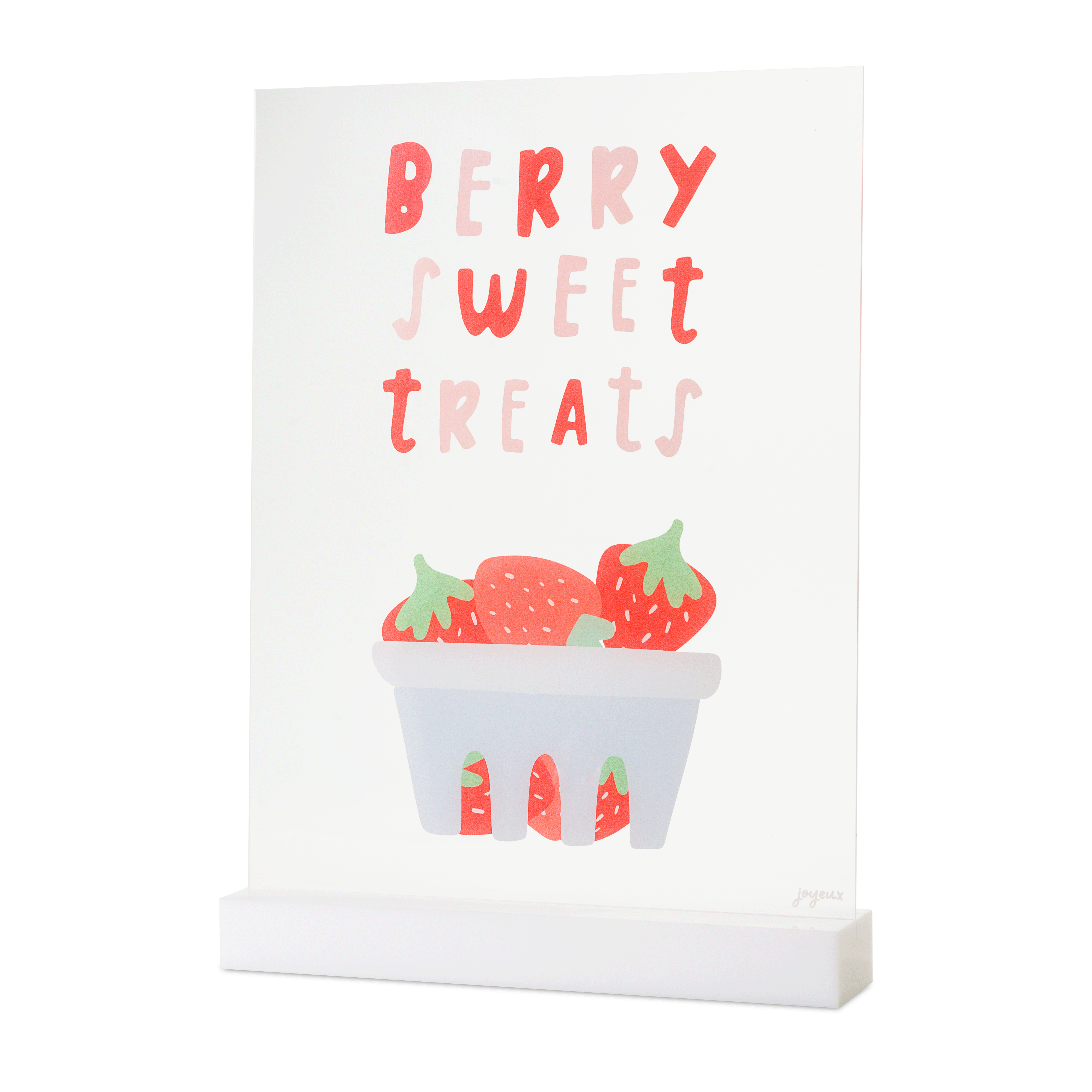 Berry Sweet Treats Acrylic Table Top Sign