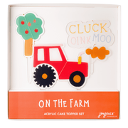 On The Farm Acrylic Cake Topper Set