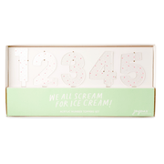 We All Scream For Ice Cream Acrylic Number Set 0-9