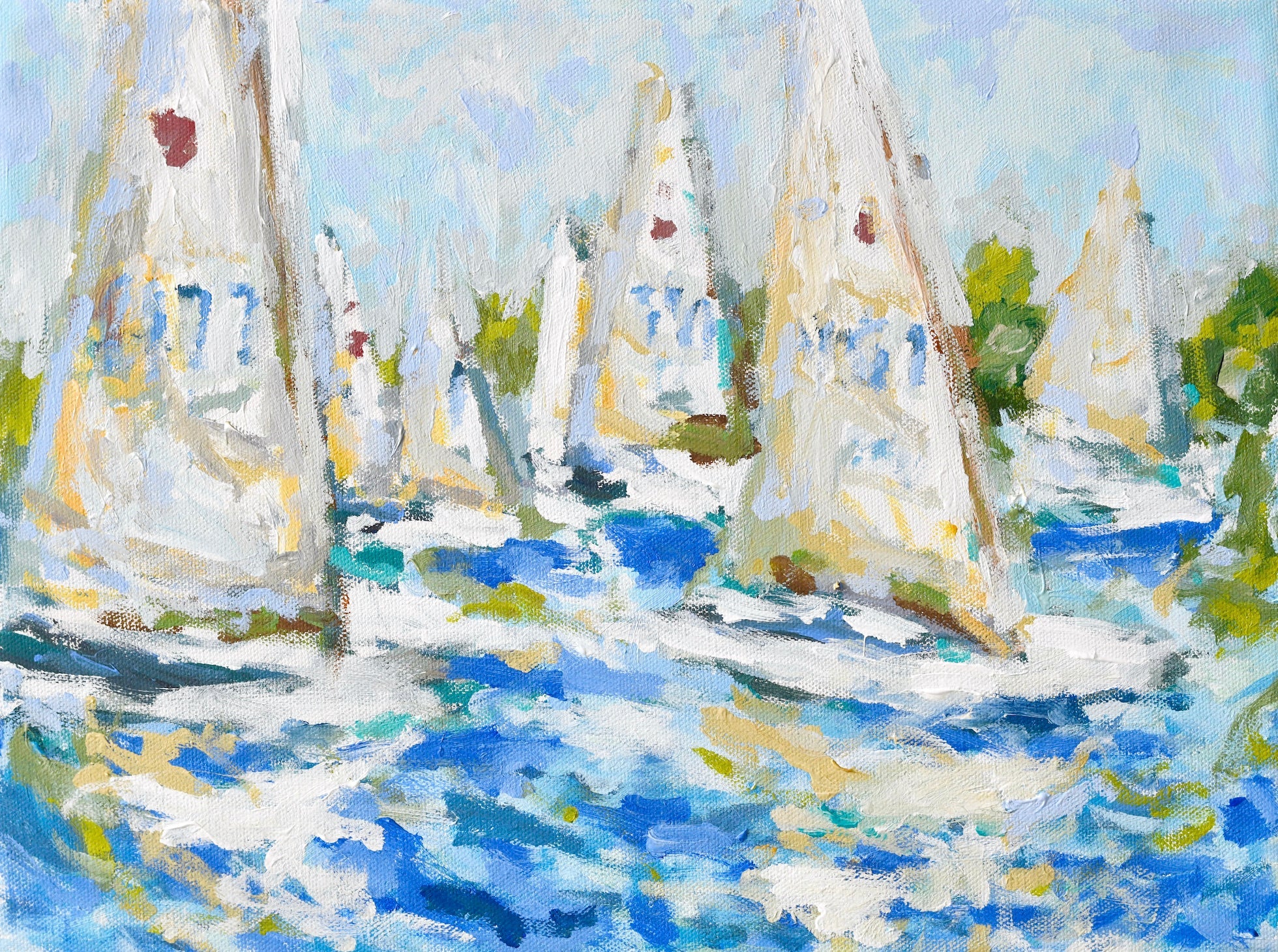 Fishing Bay On The Chesapeake Print