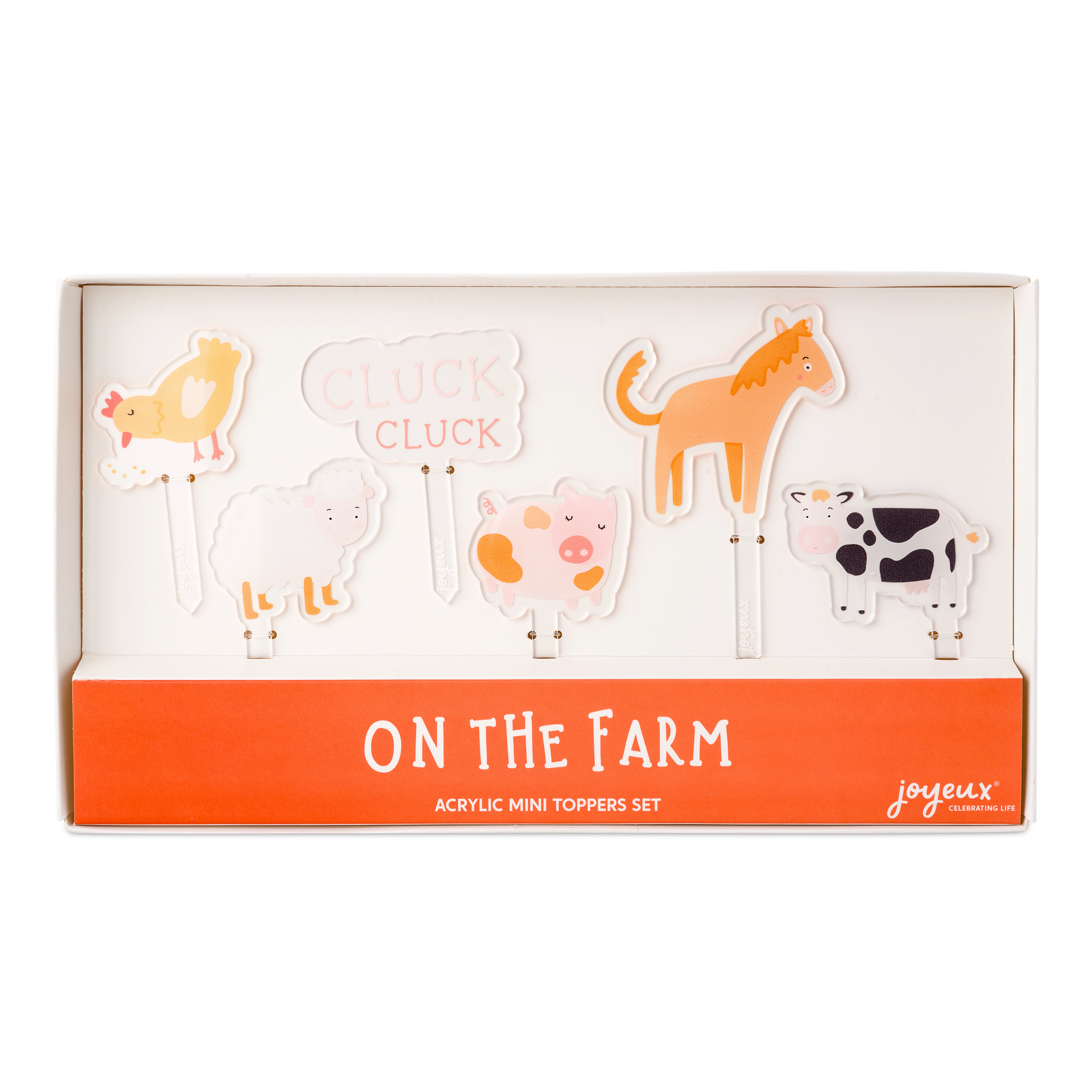 On The Farm Acrylic Mini Topper Set