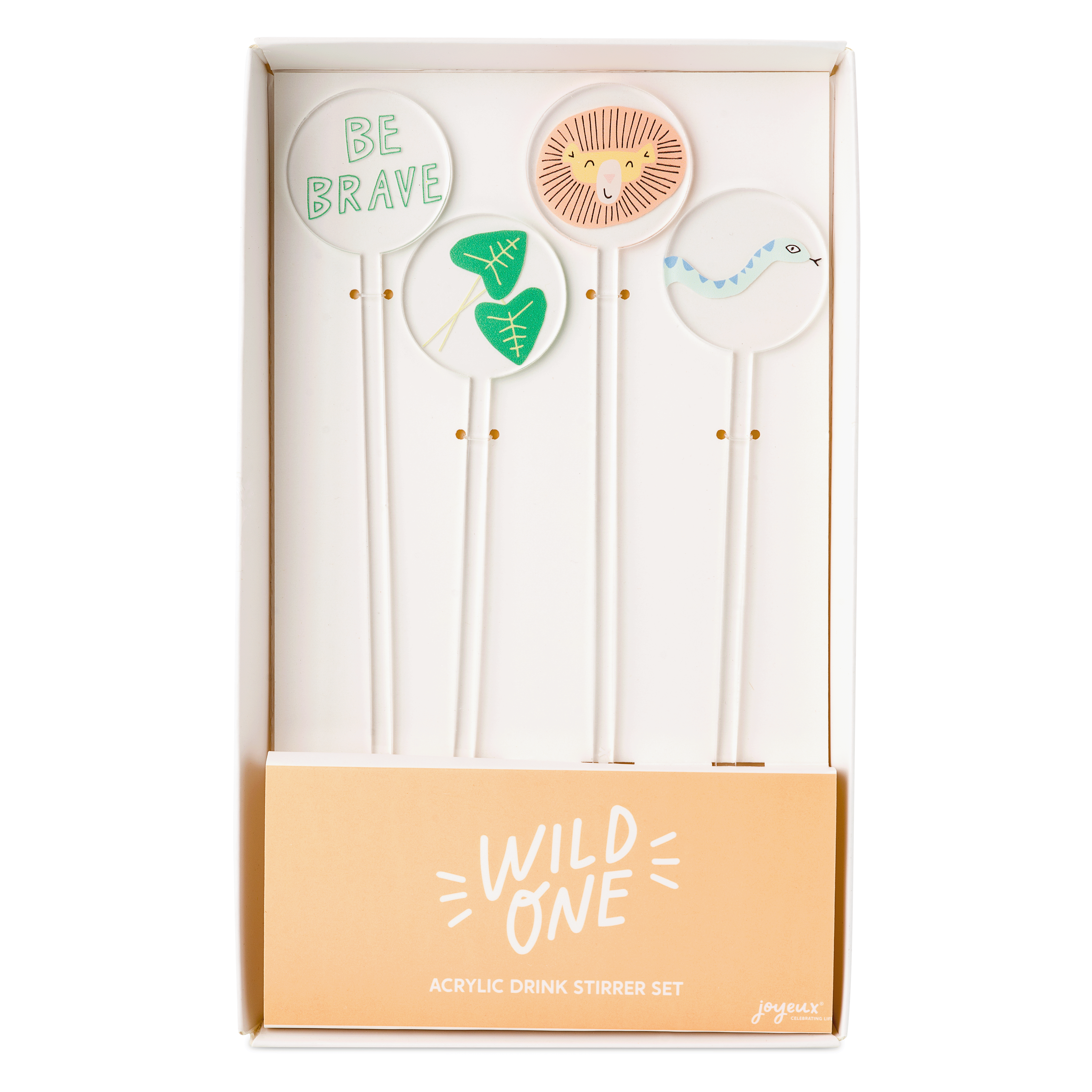 Wild One Acrylic Drink Stirrers