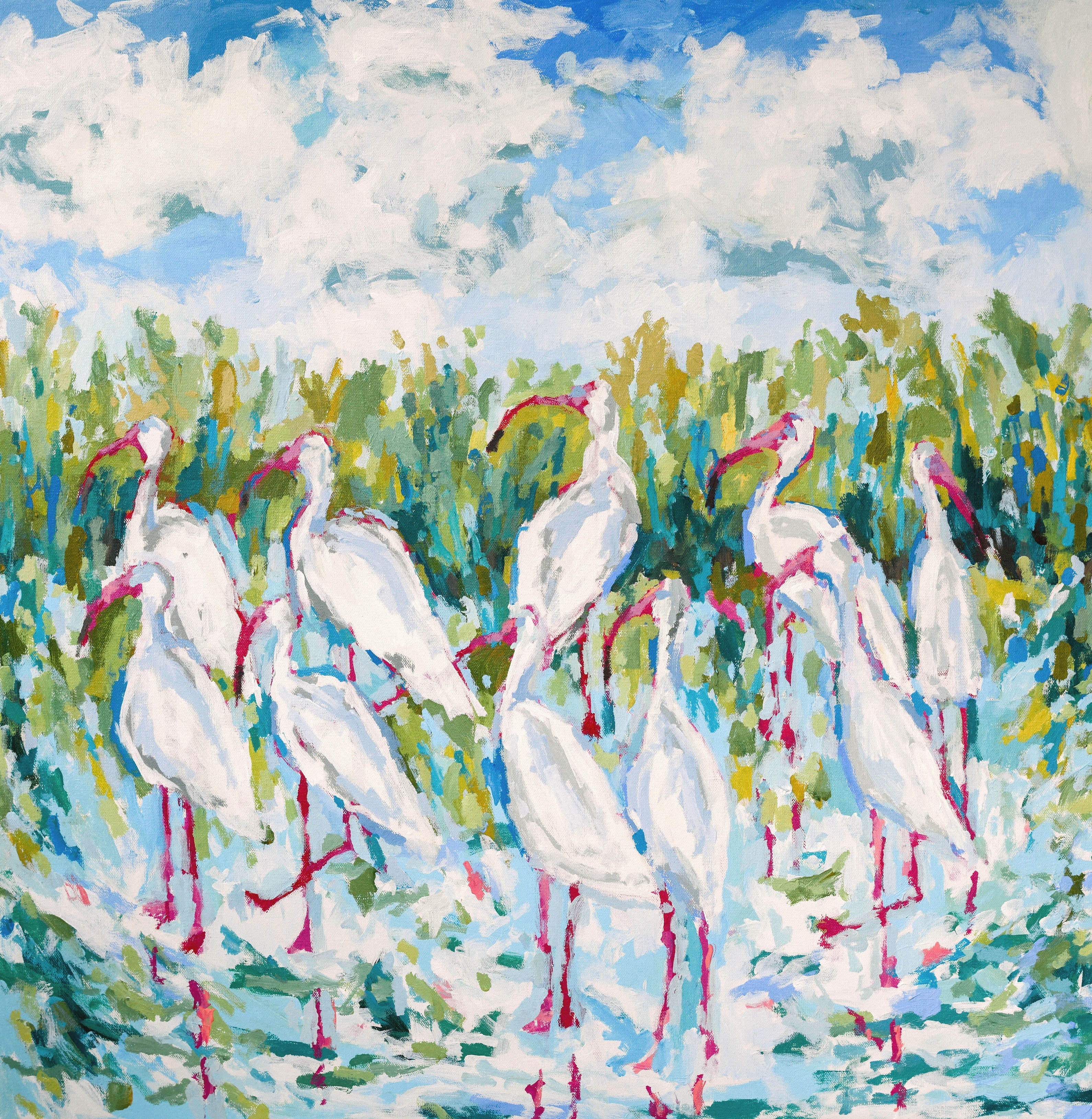 Ibis Party Print