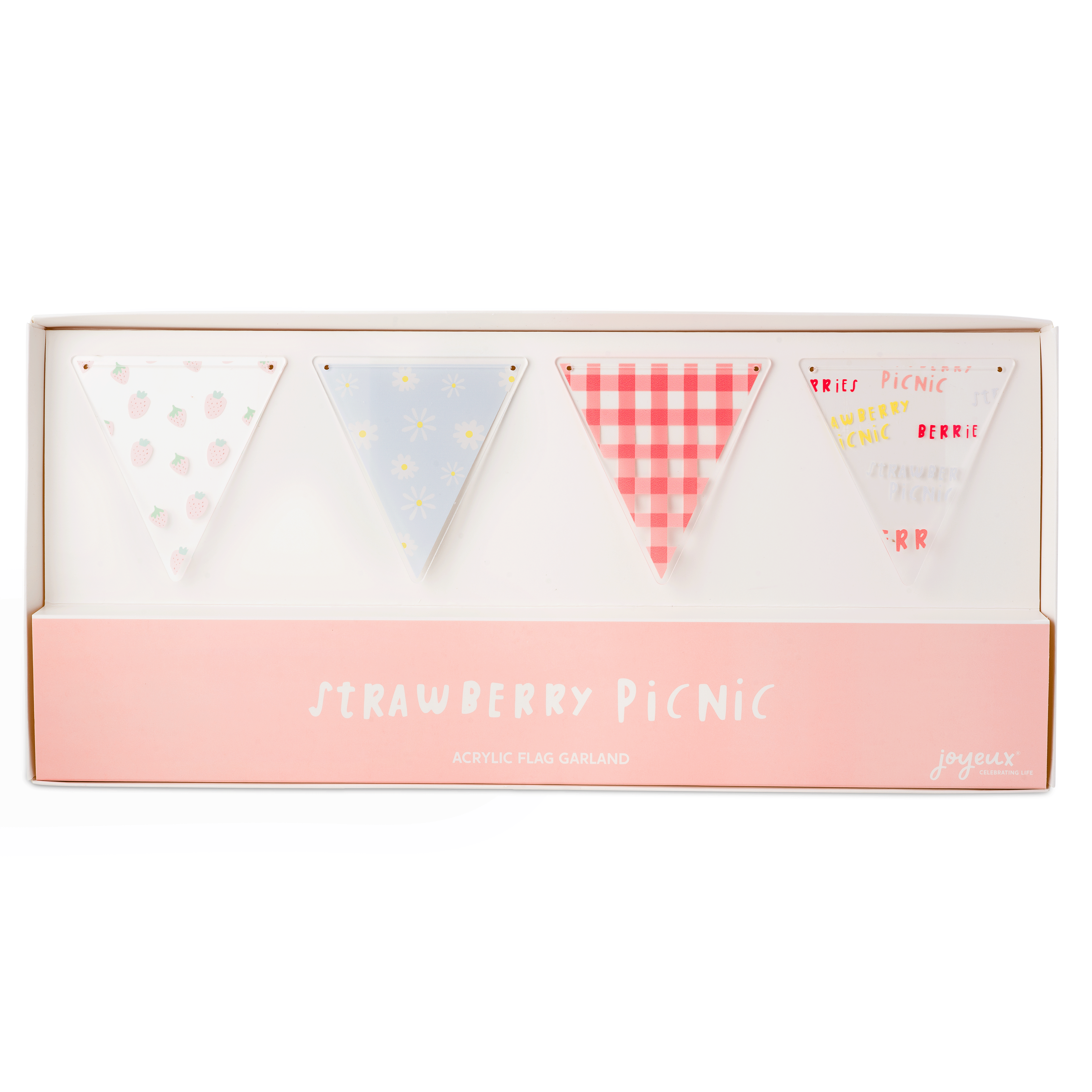 Strawberry Picnic Acrylic Garland