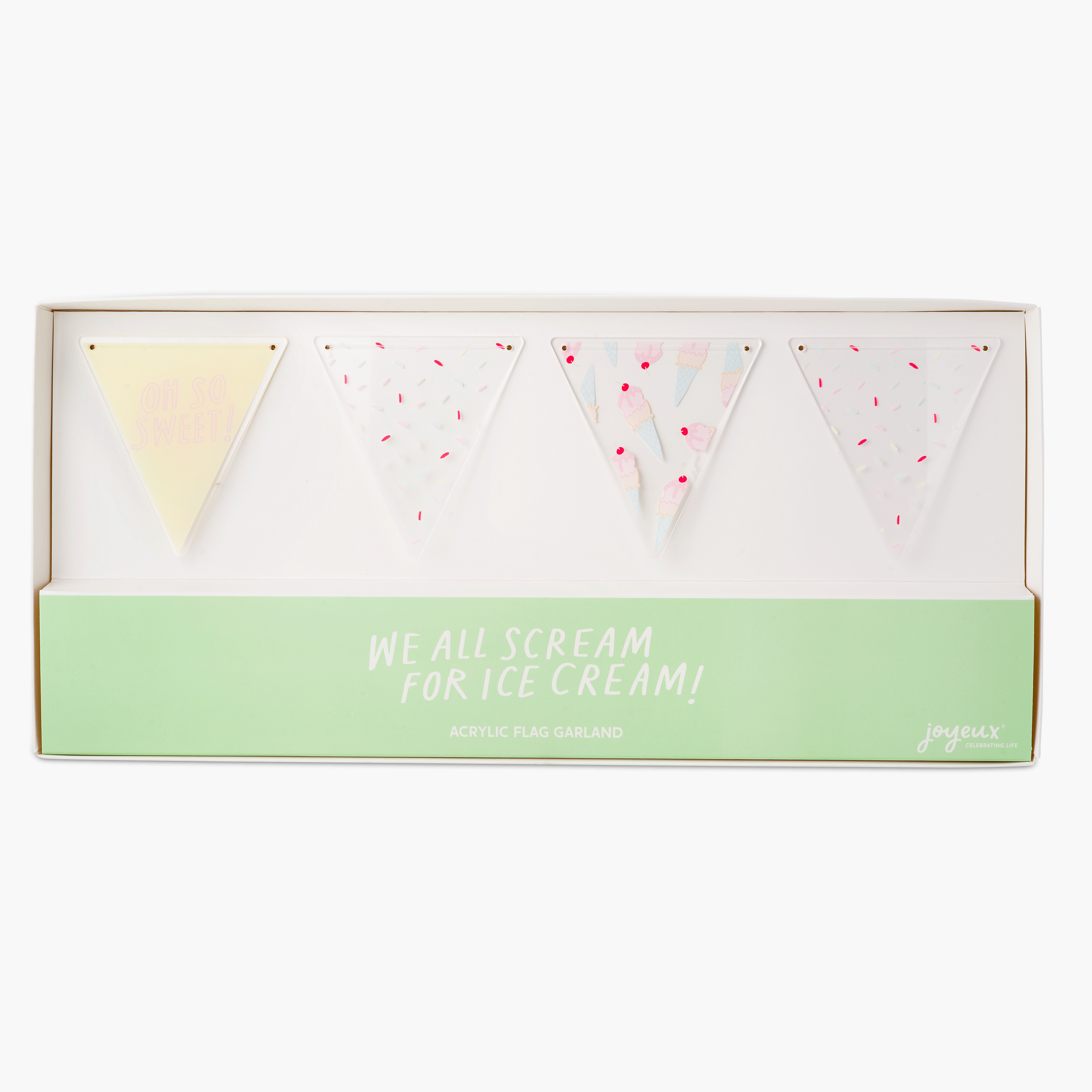 We All Scream For Ice Cream Acrylic Garland - Thumbnail 4