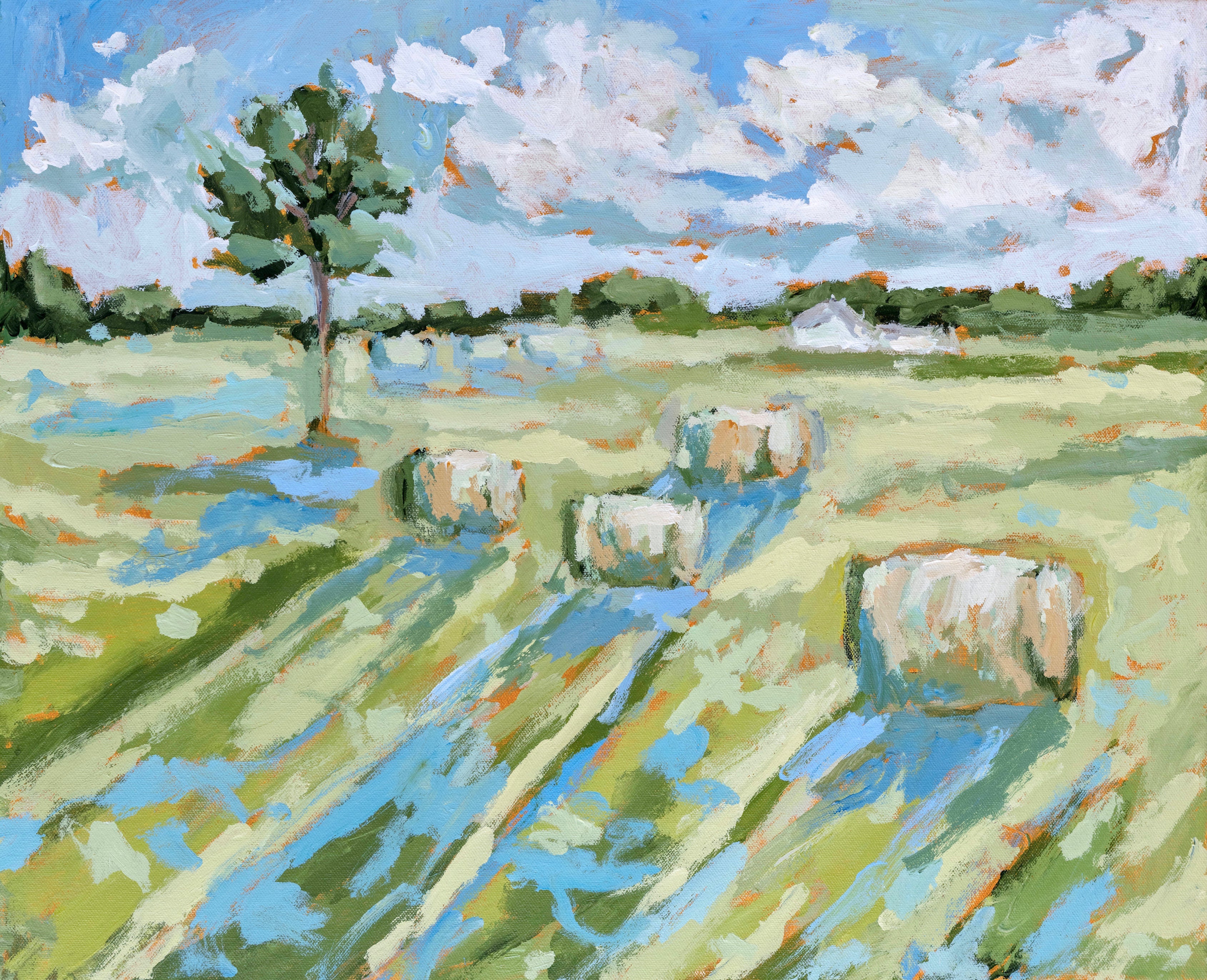 Hay Bales Print