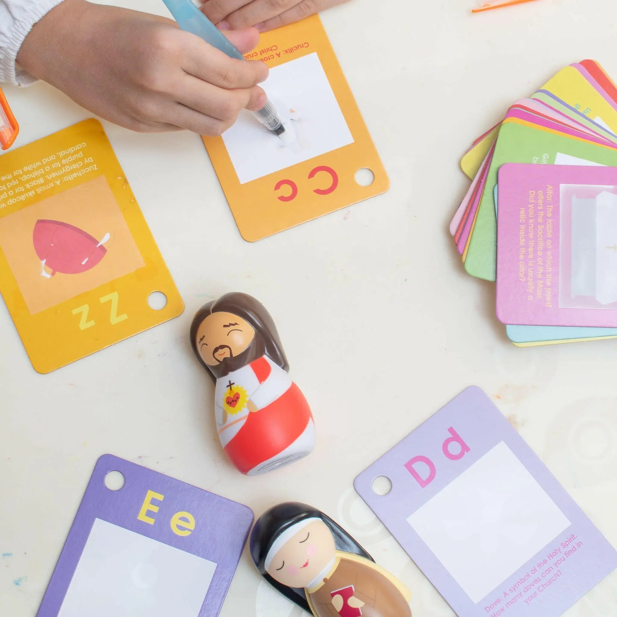 Catholic Church Alpha-wet Water Reveal Cards