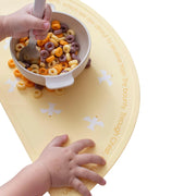 Yellow Holy Spirit Silicone Grace Placemat