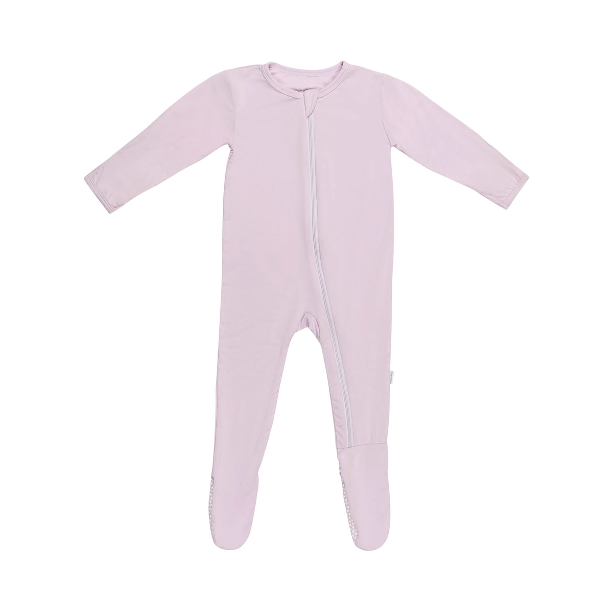 Lavender Zippered Footie