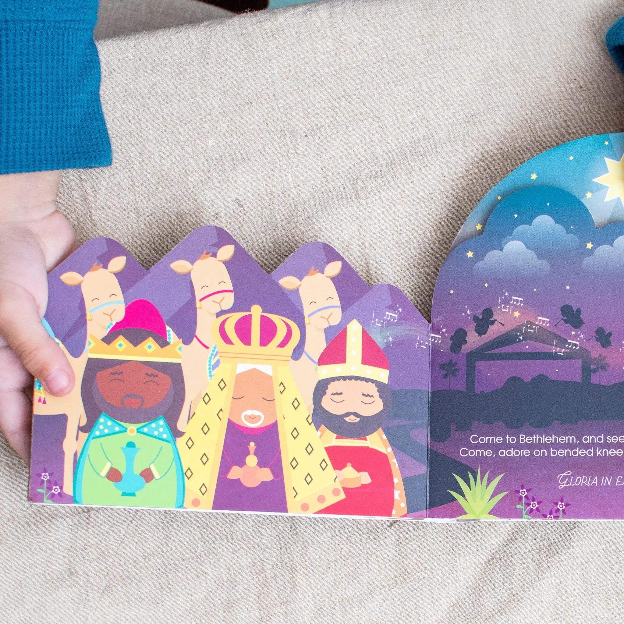 Angels We Have Heard On High Shaped Book