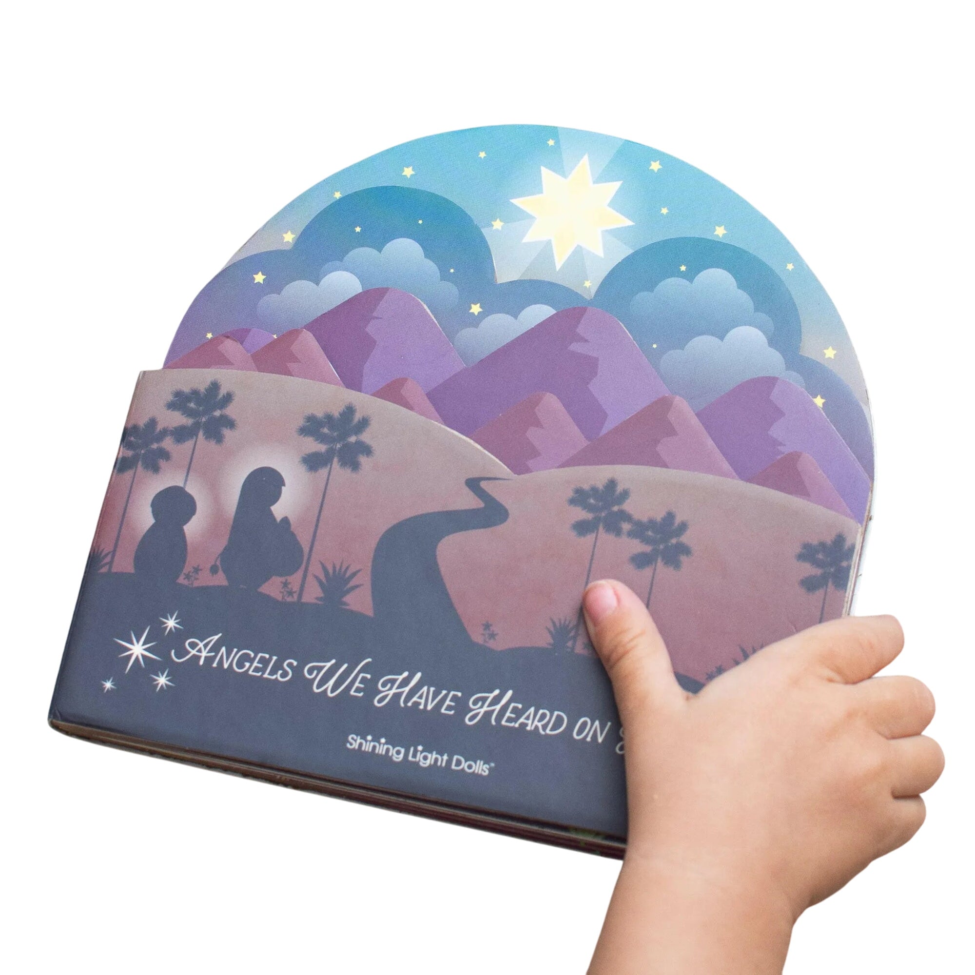 Angels We Have Heard On High Shaped Book